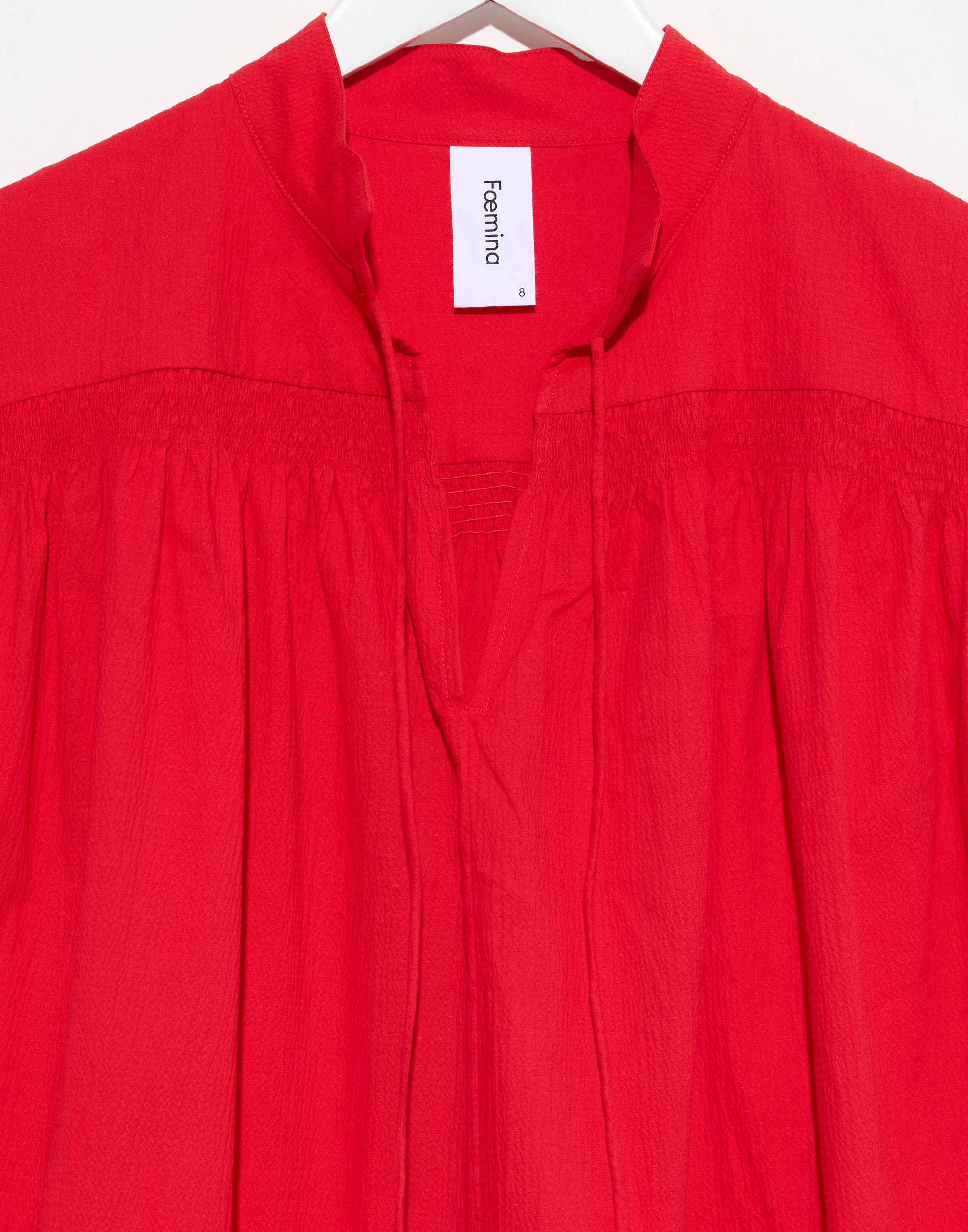 Rouge Cotton Seersucker Kaya Dress - Image 6