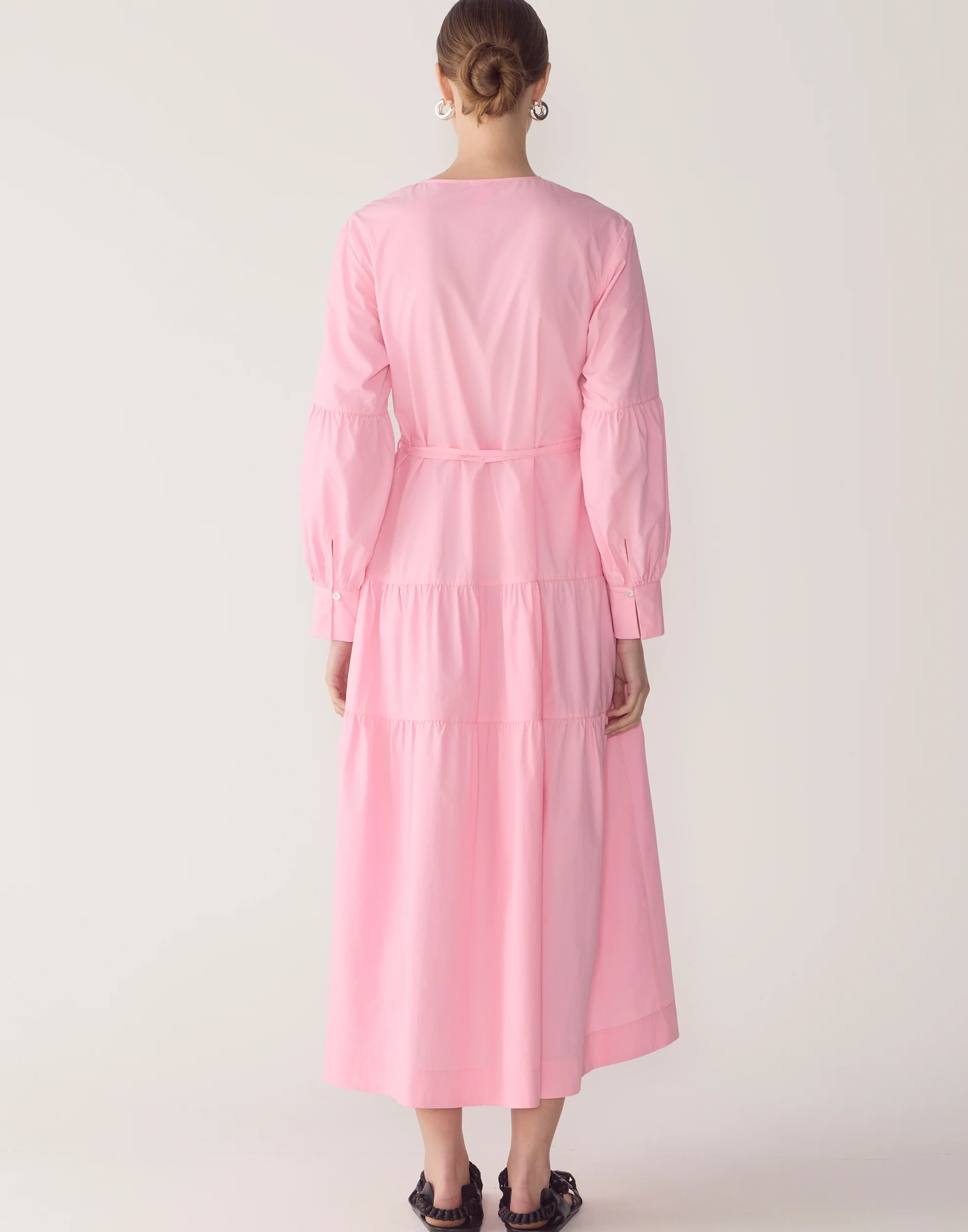 Taffy Pink Cotton & Tencel Nora Dress - Image 4