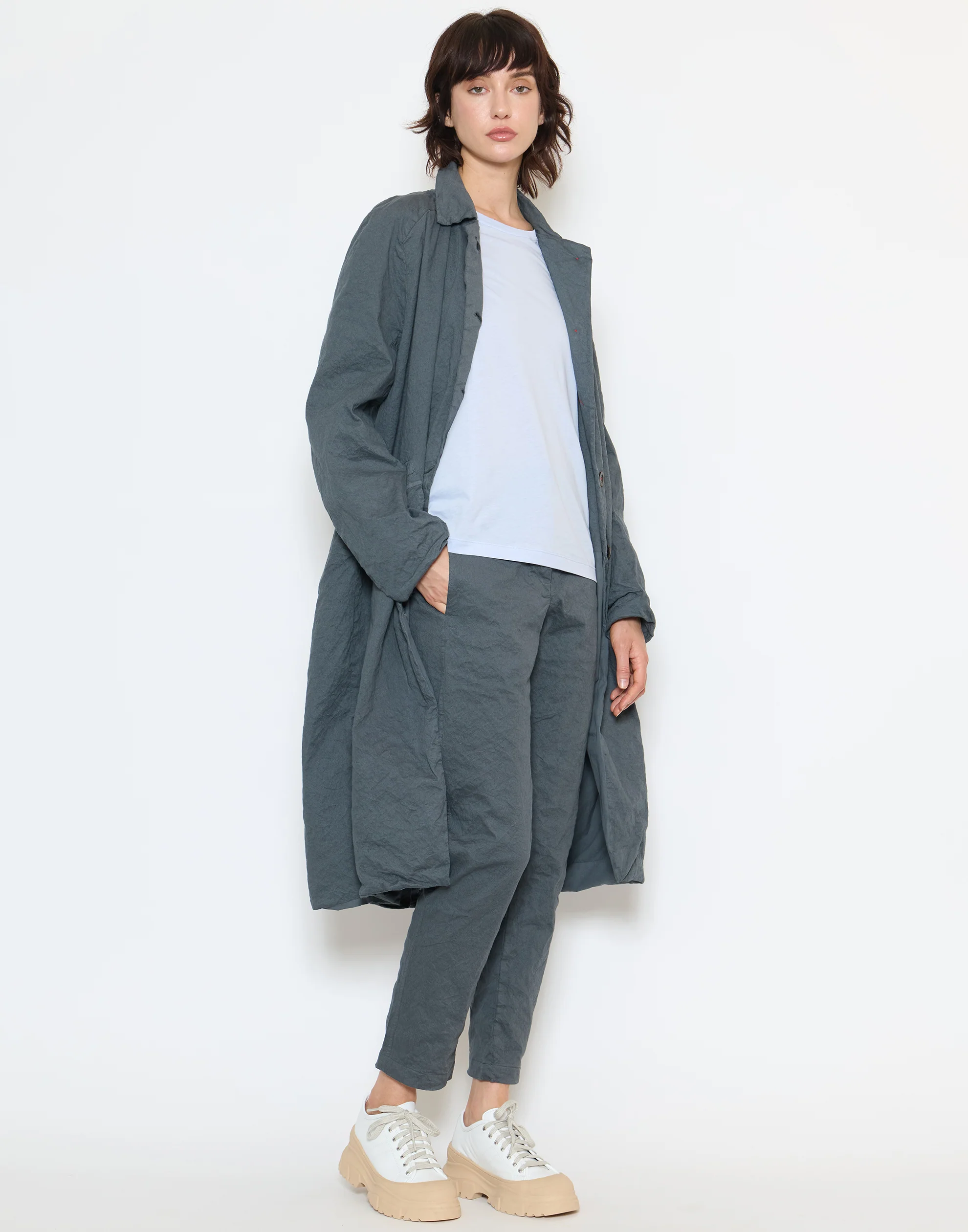 Zinc Cotton Blend Maxima Coat - Image 6