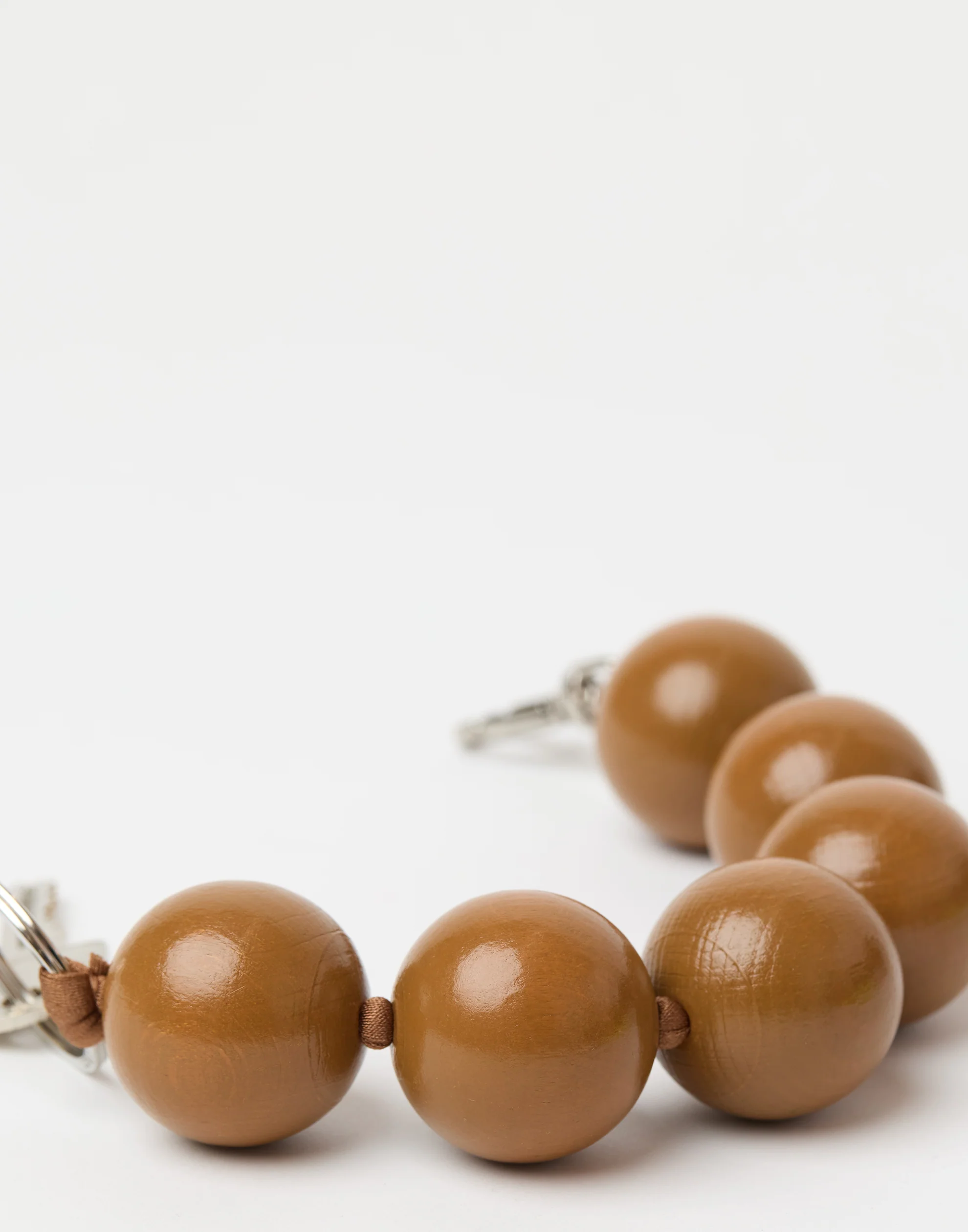 Mocha Extra Large Perlen Key Chain - Image 3