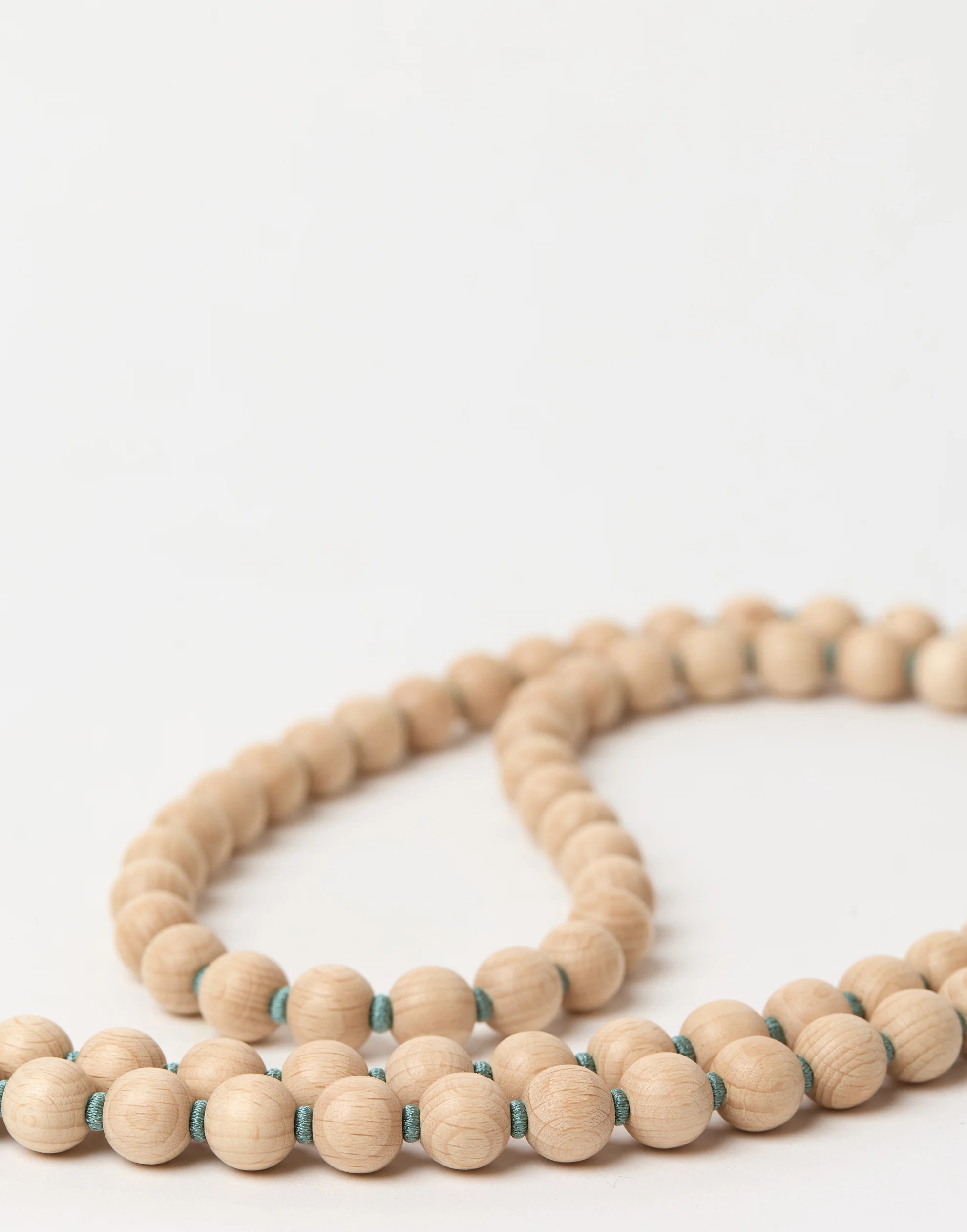 Natural & Salvia Green Phone Necklace - Image 2