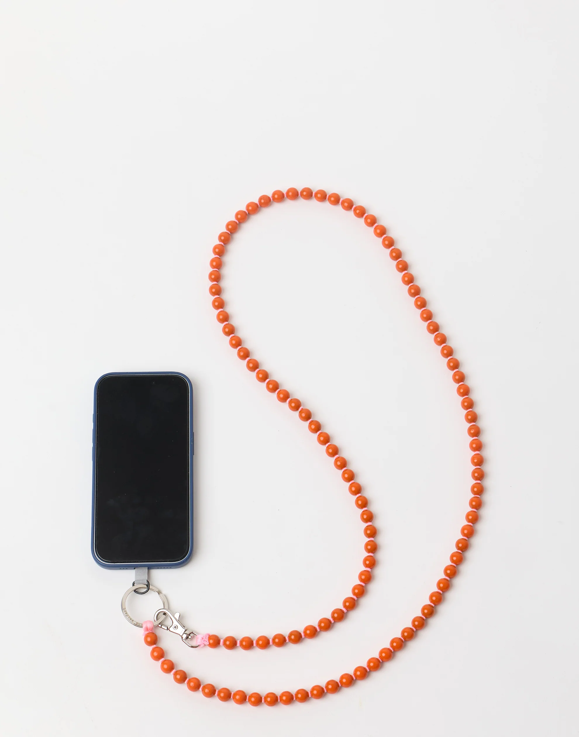 Orange & Rose Pink Phone Necklace
