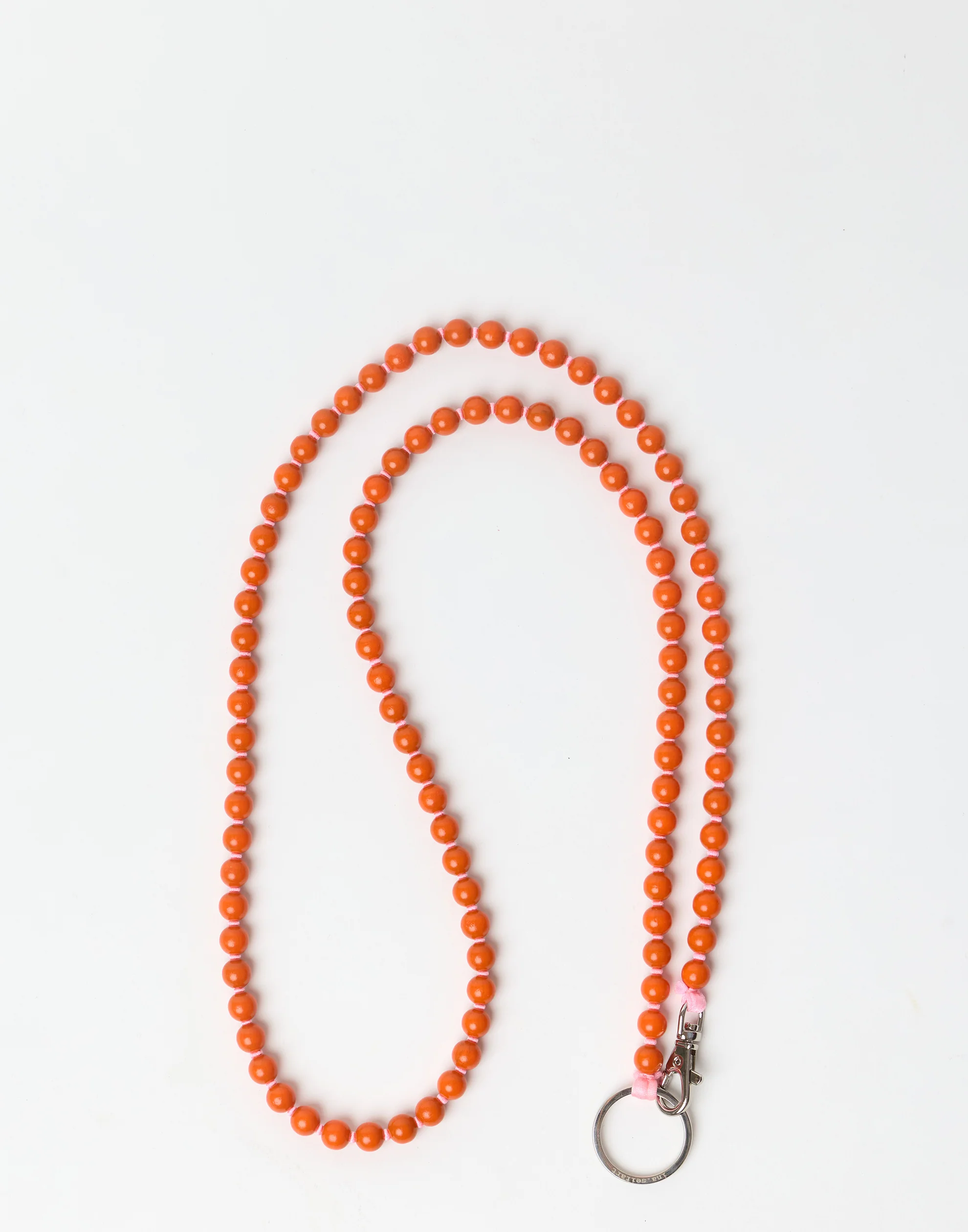Orange & Rose Pink Phone Necklace - Image 3