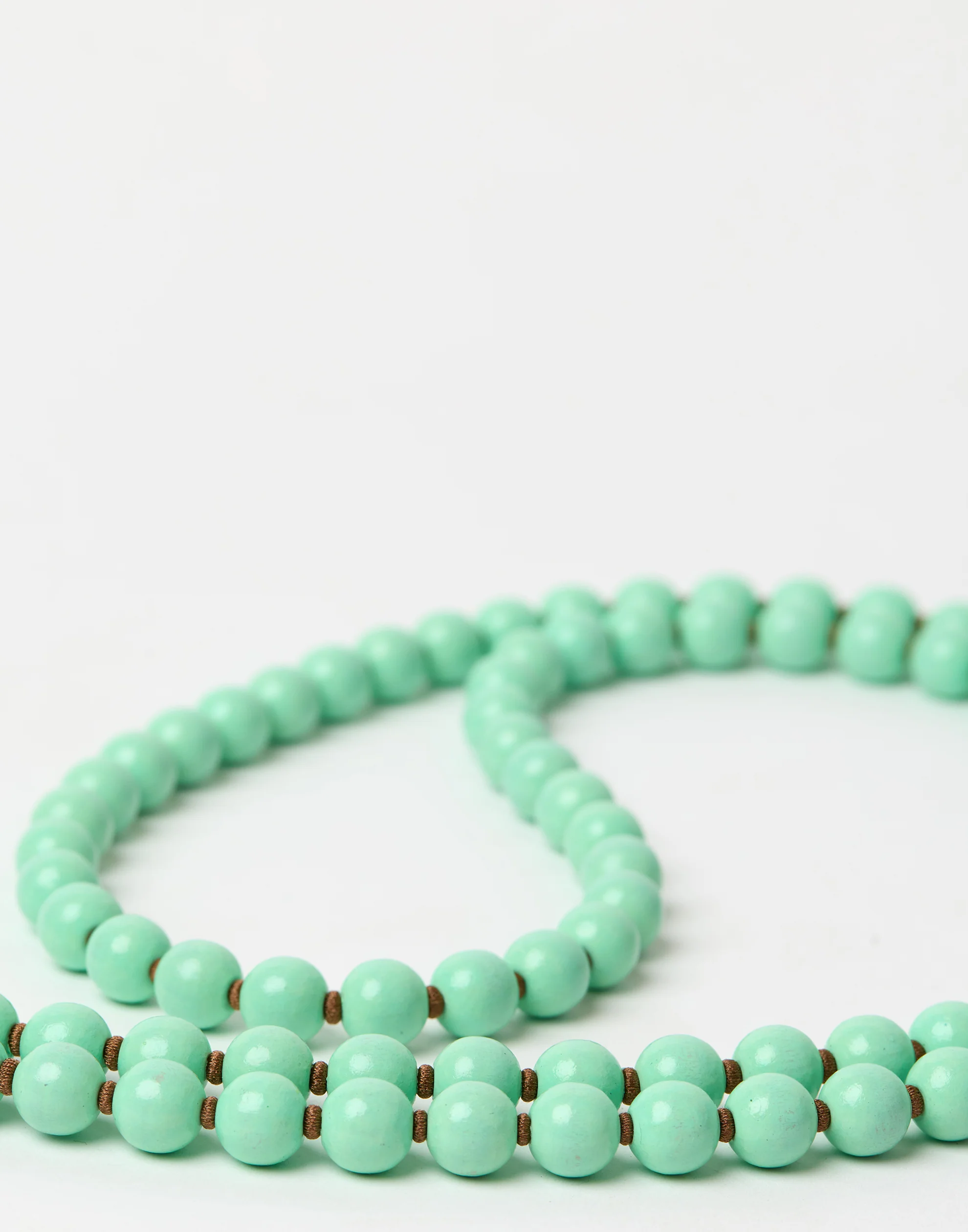 Pastel Green & Mocha Phone Necklace - Image 2