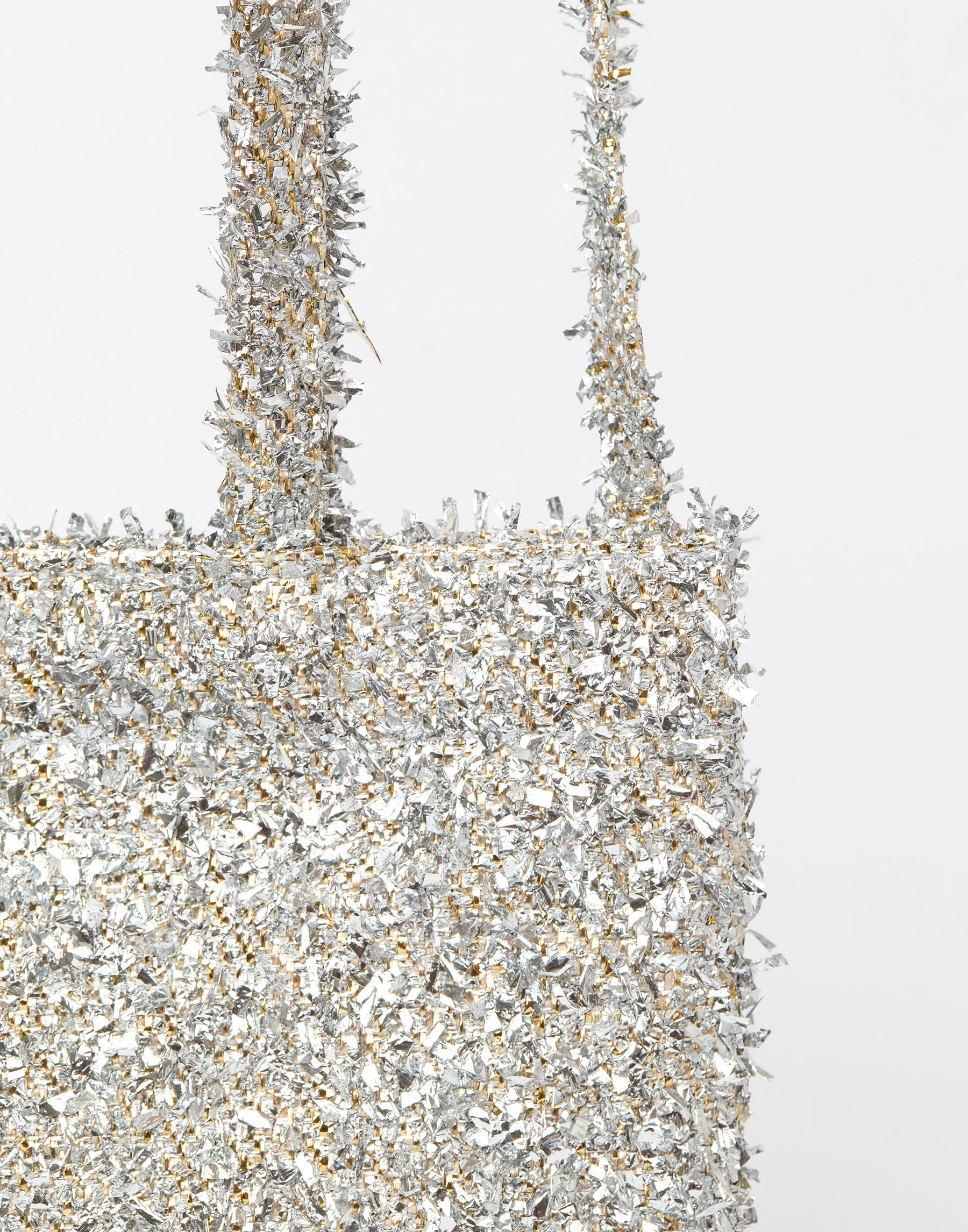 Silver & Gold Lametta Linda Bag - Image 4