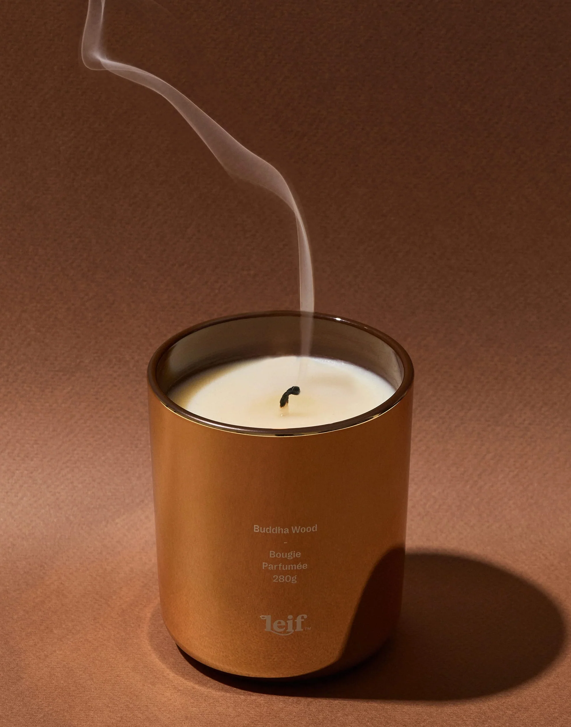 Limited Edition: Buddha Wood Gold Candle - Image 3