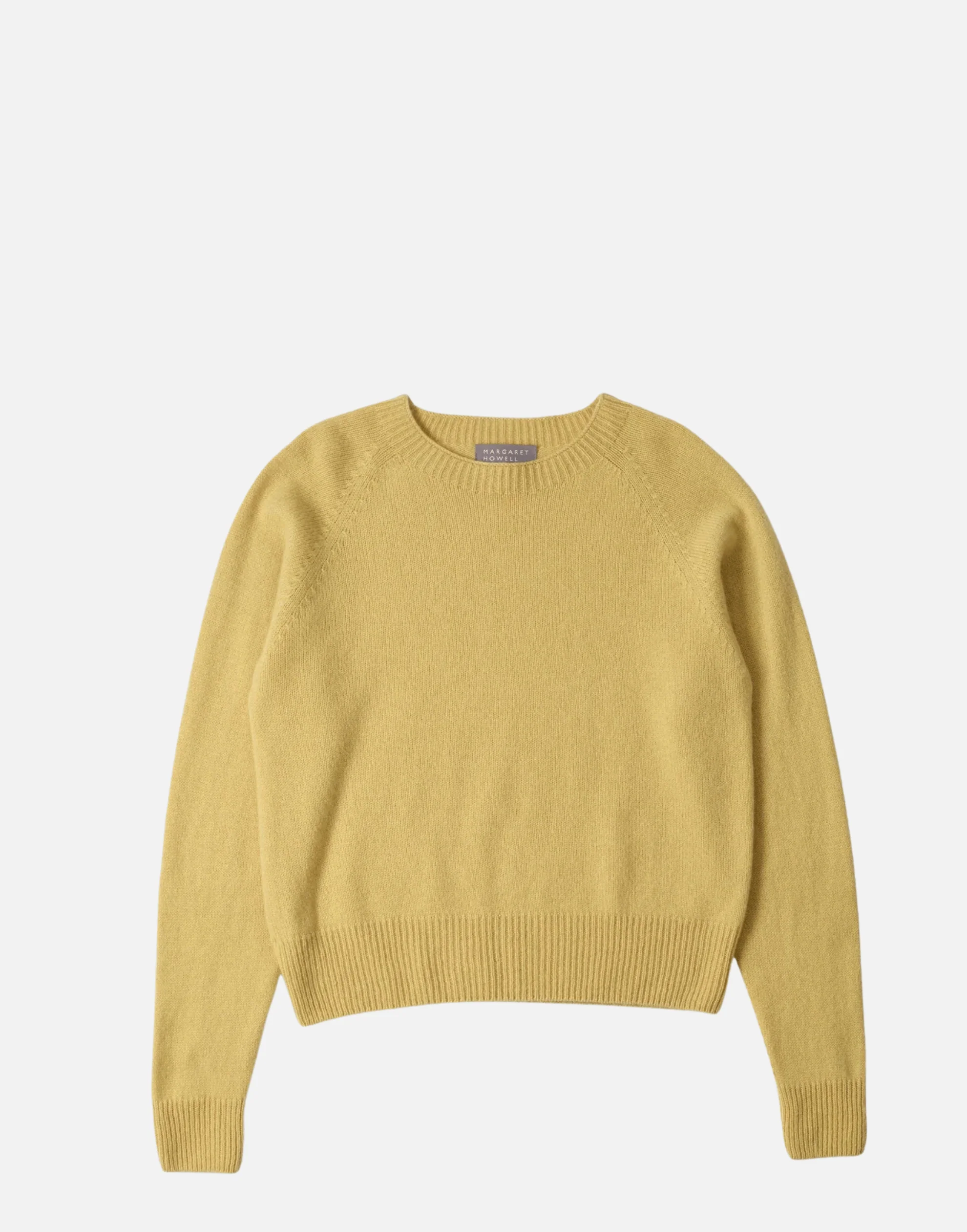 Chamomile Cashmere & Wool Classic Crew Pullover