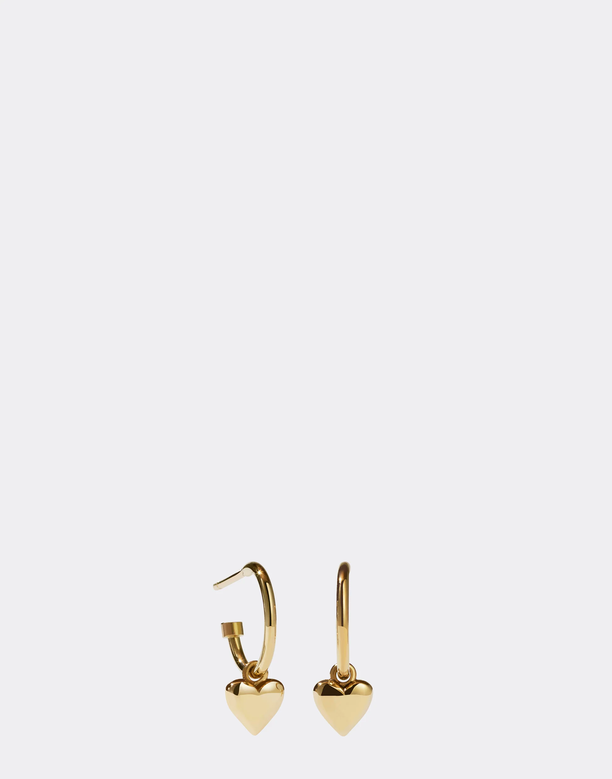 Gold Plated Camille Signature Hoop Earrings