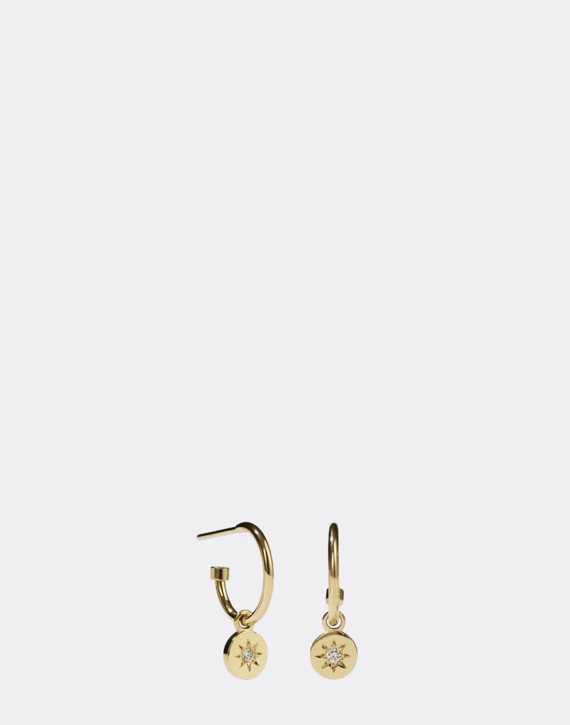 Gold Plated Lulu Signature Hoops