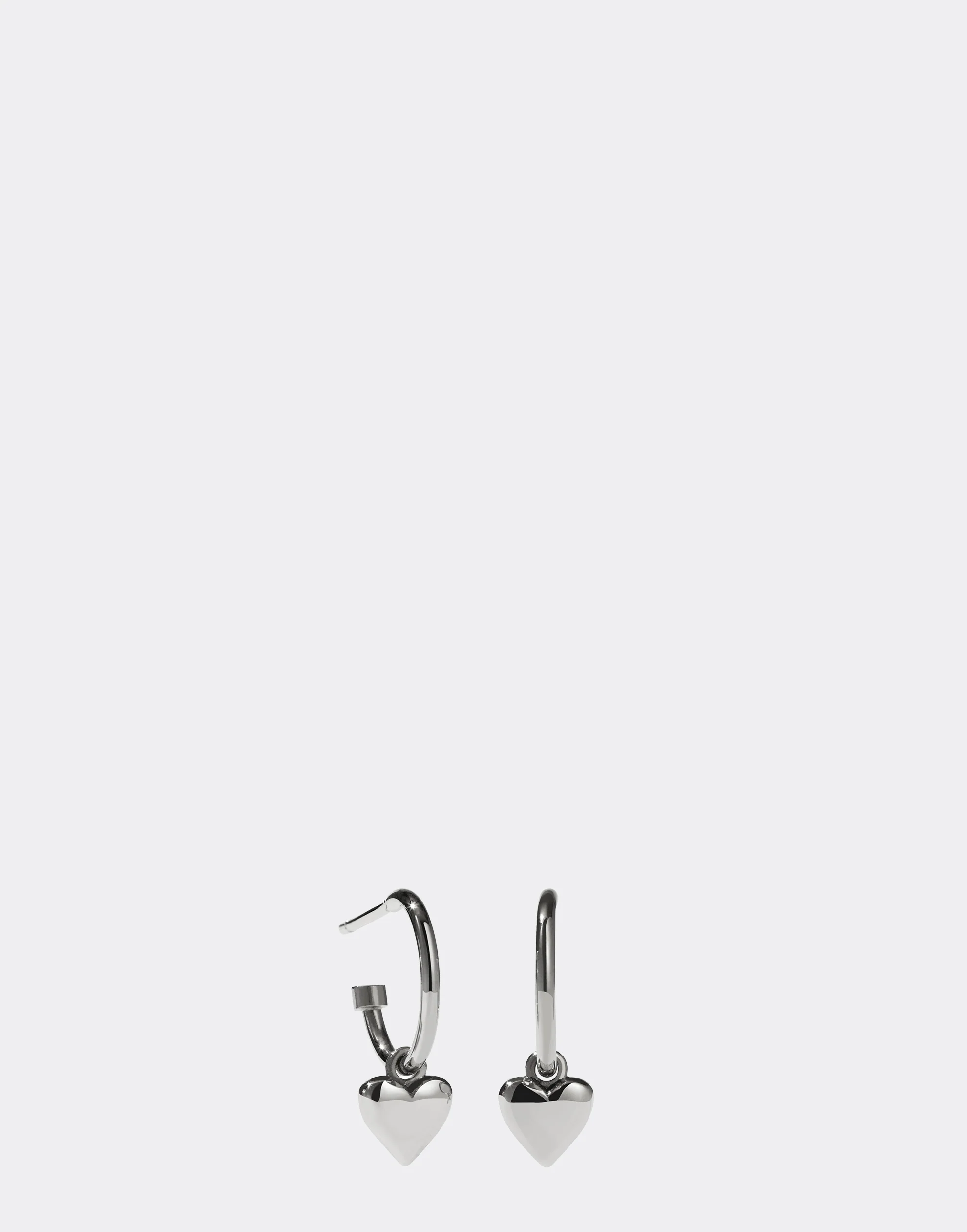 Sterling Silver Camille Signature Hoop Earrings
