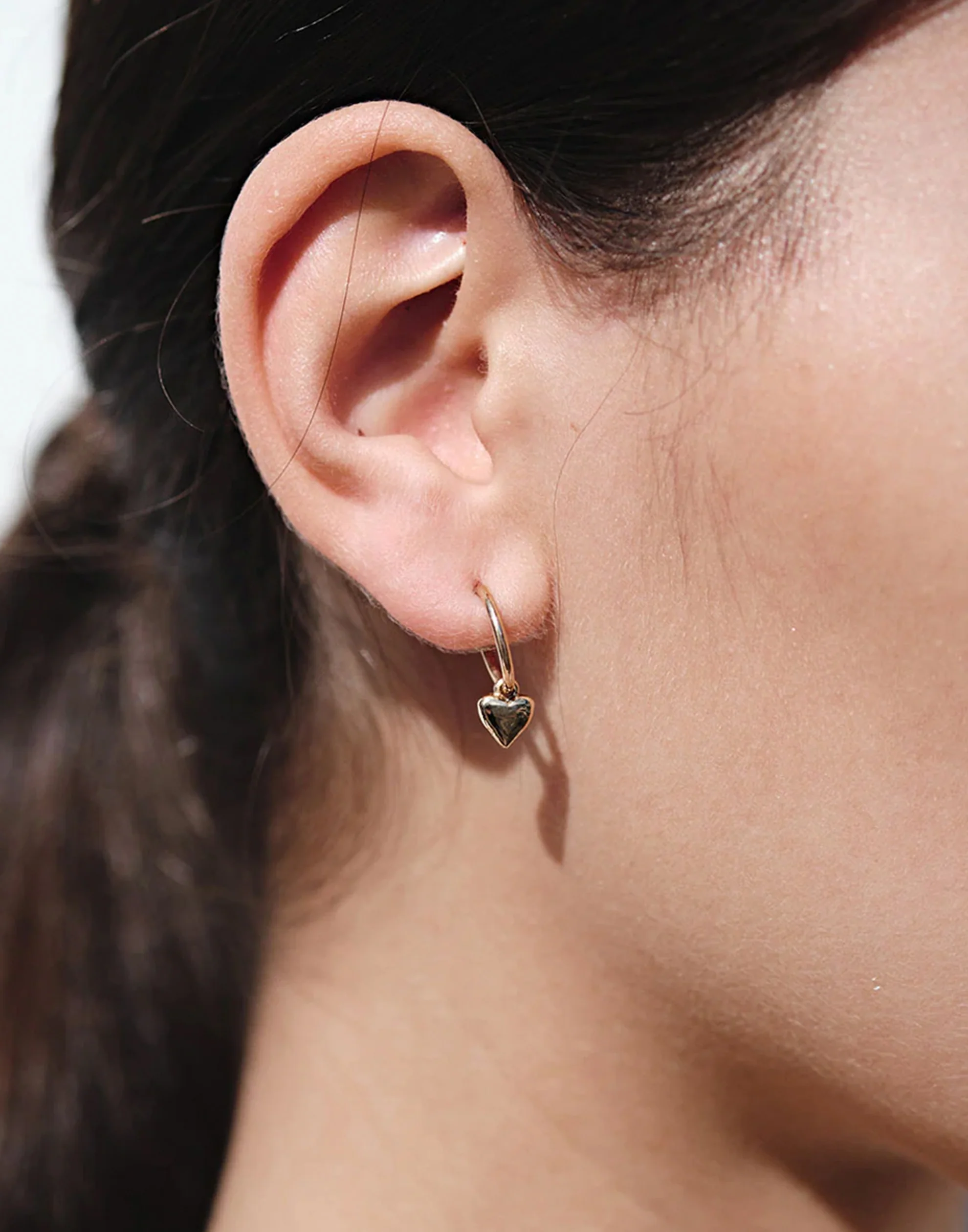 Sterling Silver Camille Signature Hoop Earrings - Image 2