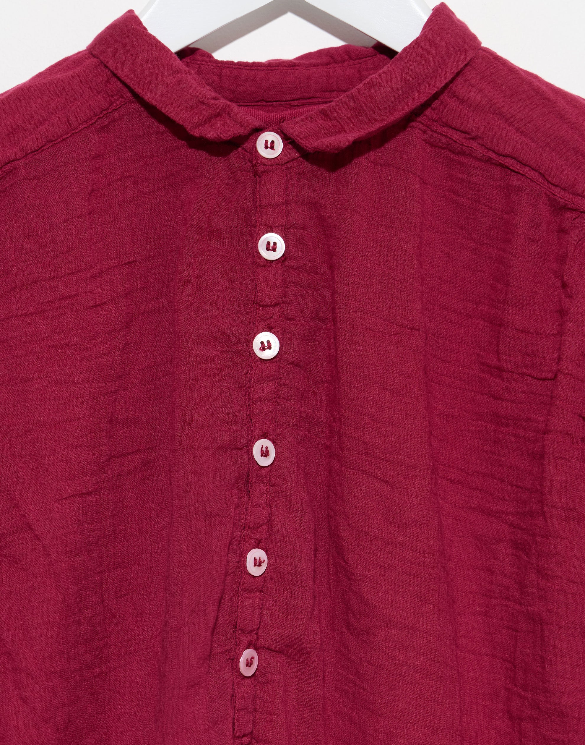 Berry Cotton Voile Hill Shirt - Image 3
