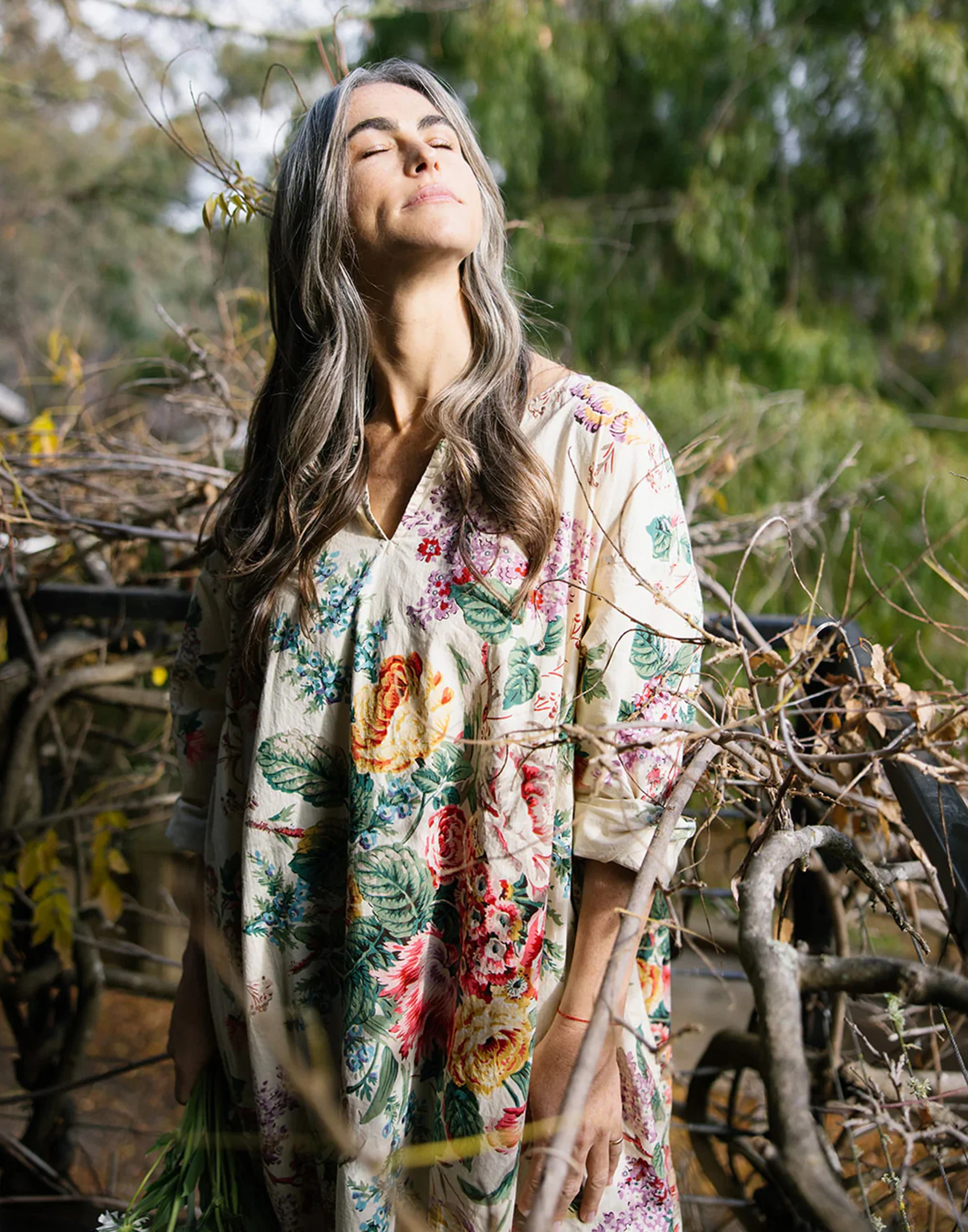 Floral Print Cotton Naomi Dress - Image 5