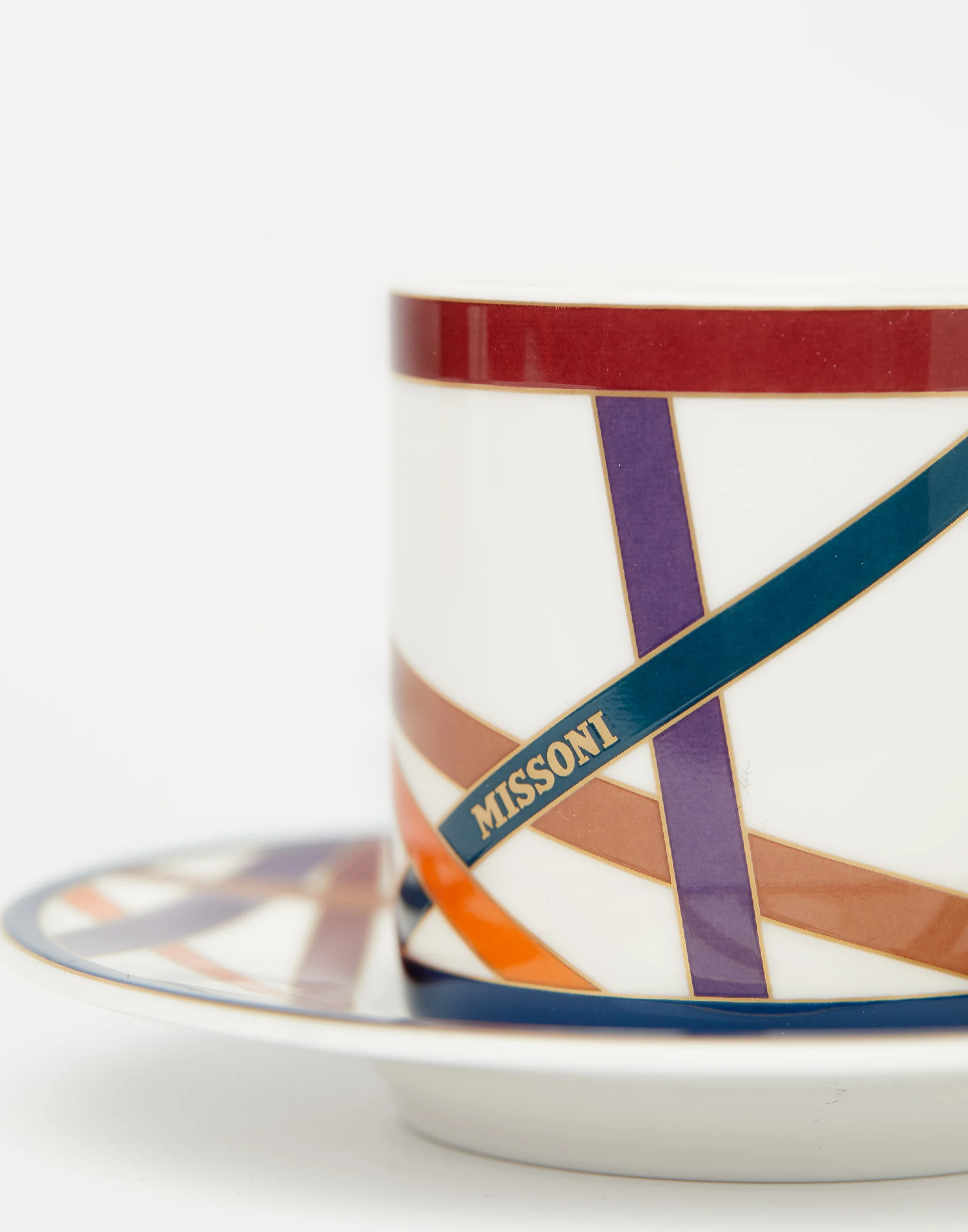 Nastri Porcelain Coffee Cup Set of 2 - Image 3
