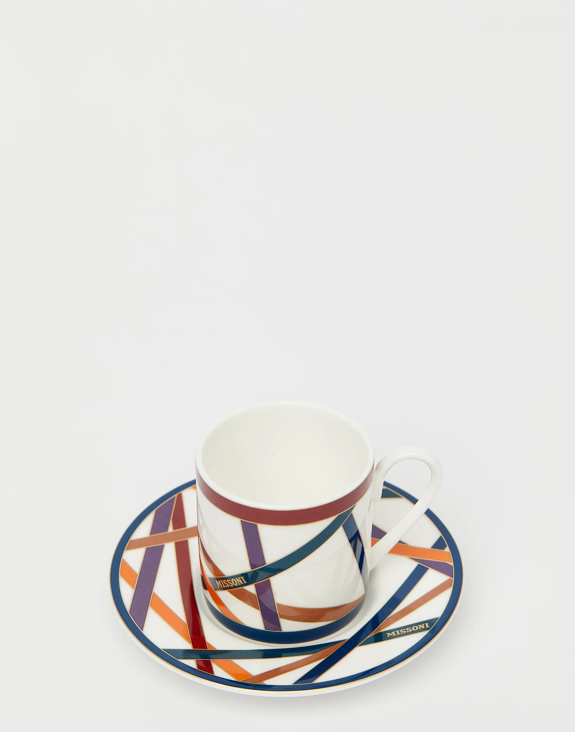 Nastri Porcelain Coffee Cup Set of 2 - Image 5