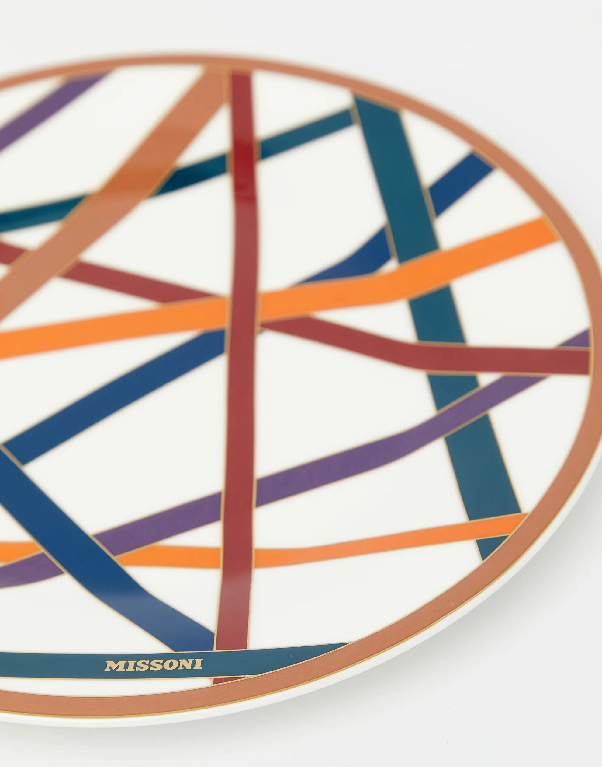 Nastri Porcelain Dessert Plate Set of 2 - Image 4