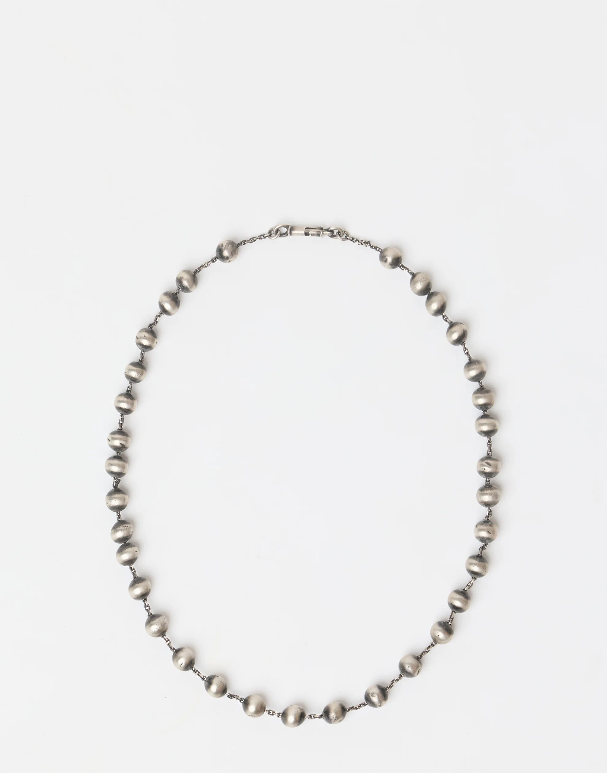 Silver Pearls Necklace