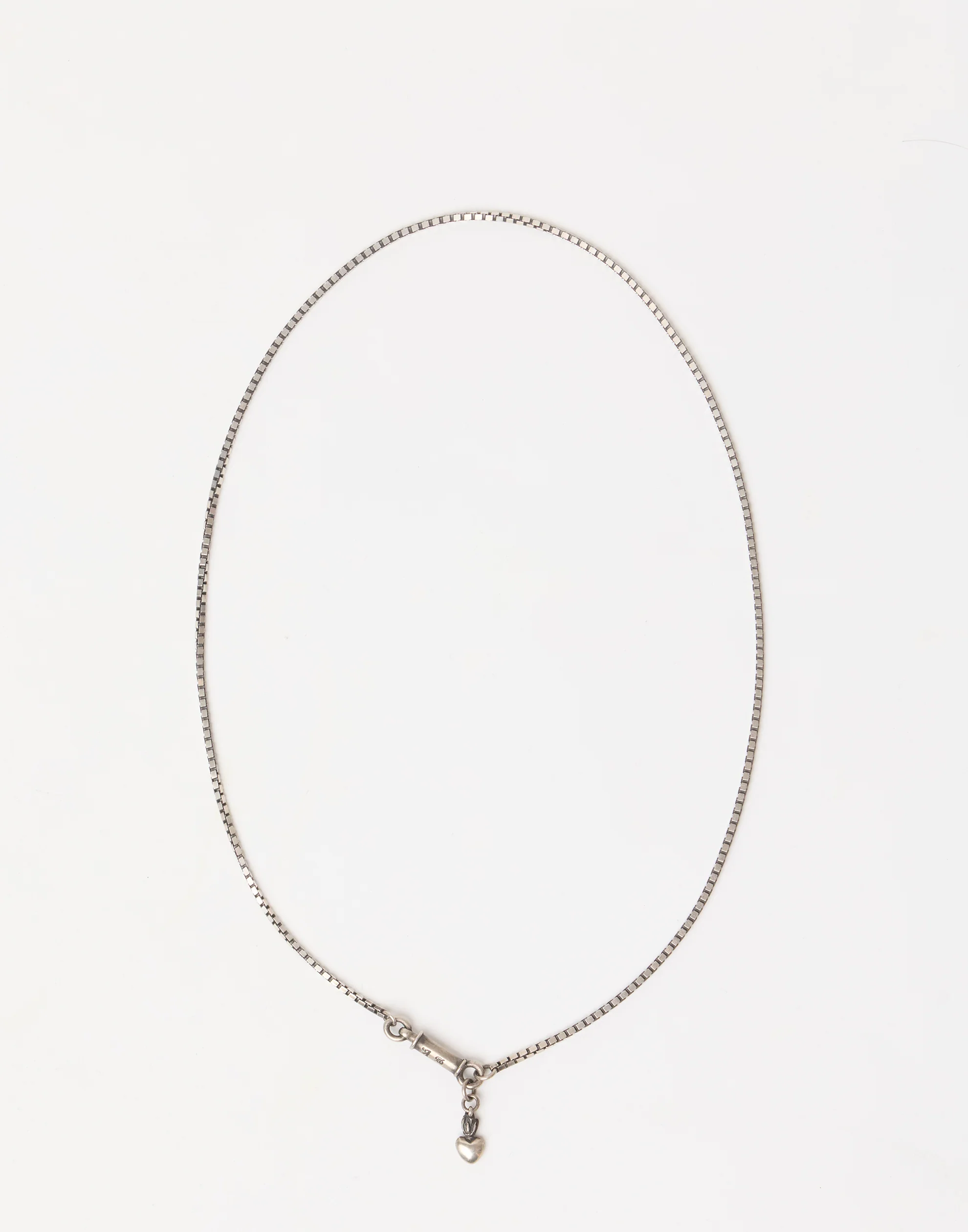 Silver Symbol Heart Necklace