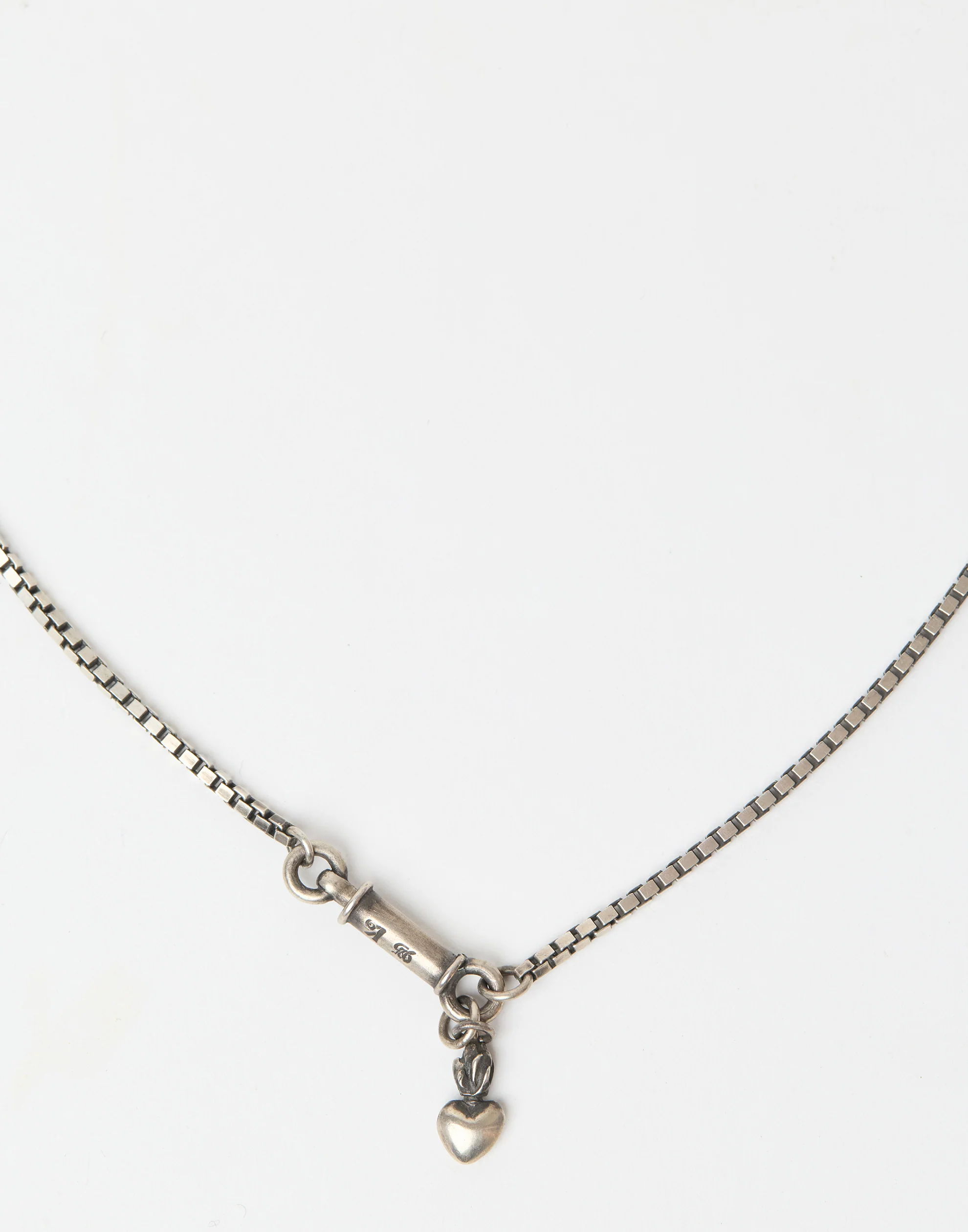 Silver Symbol Heart Necklace - Image 2