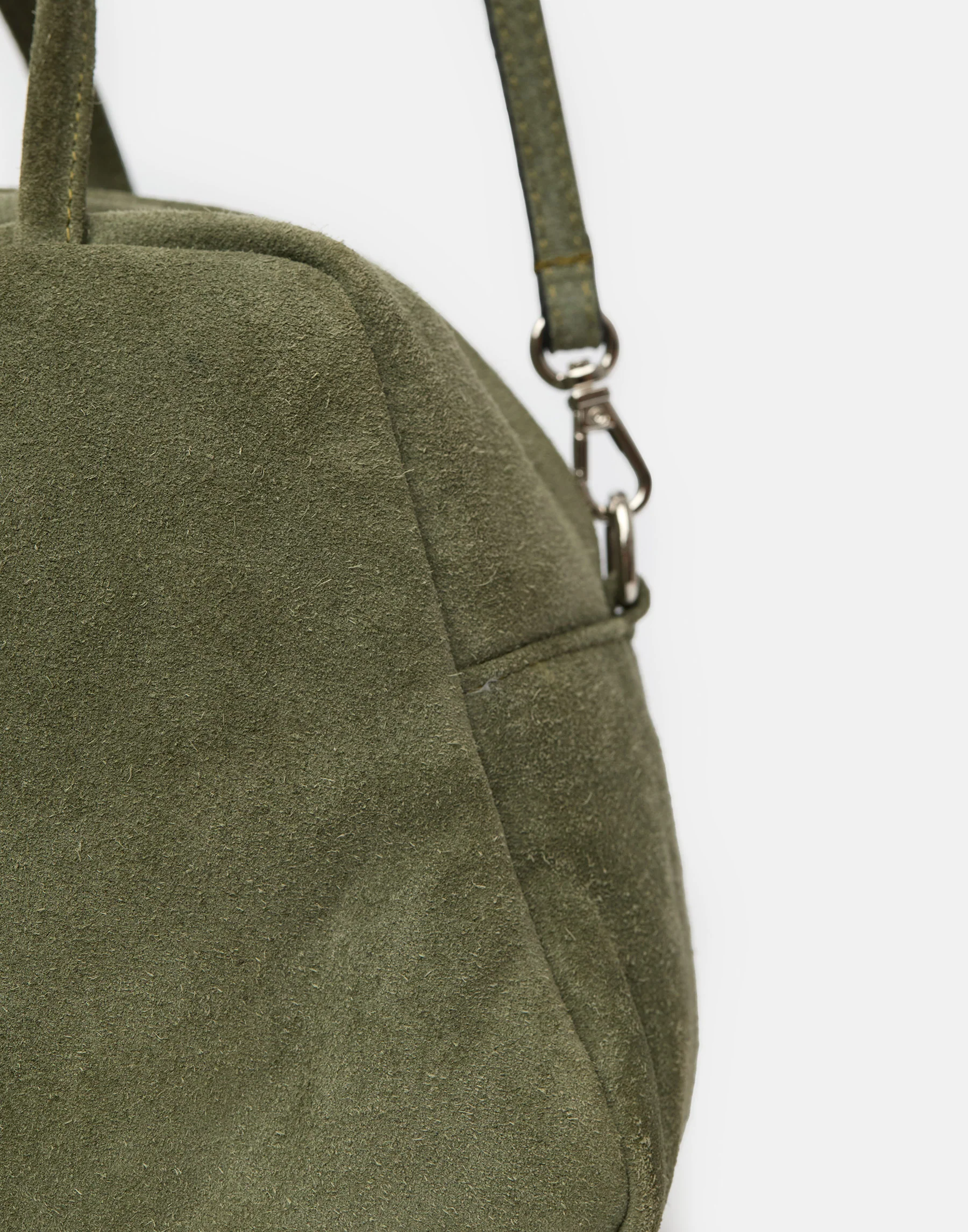 Moss Suede Leather Tilde Bag - Image 6