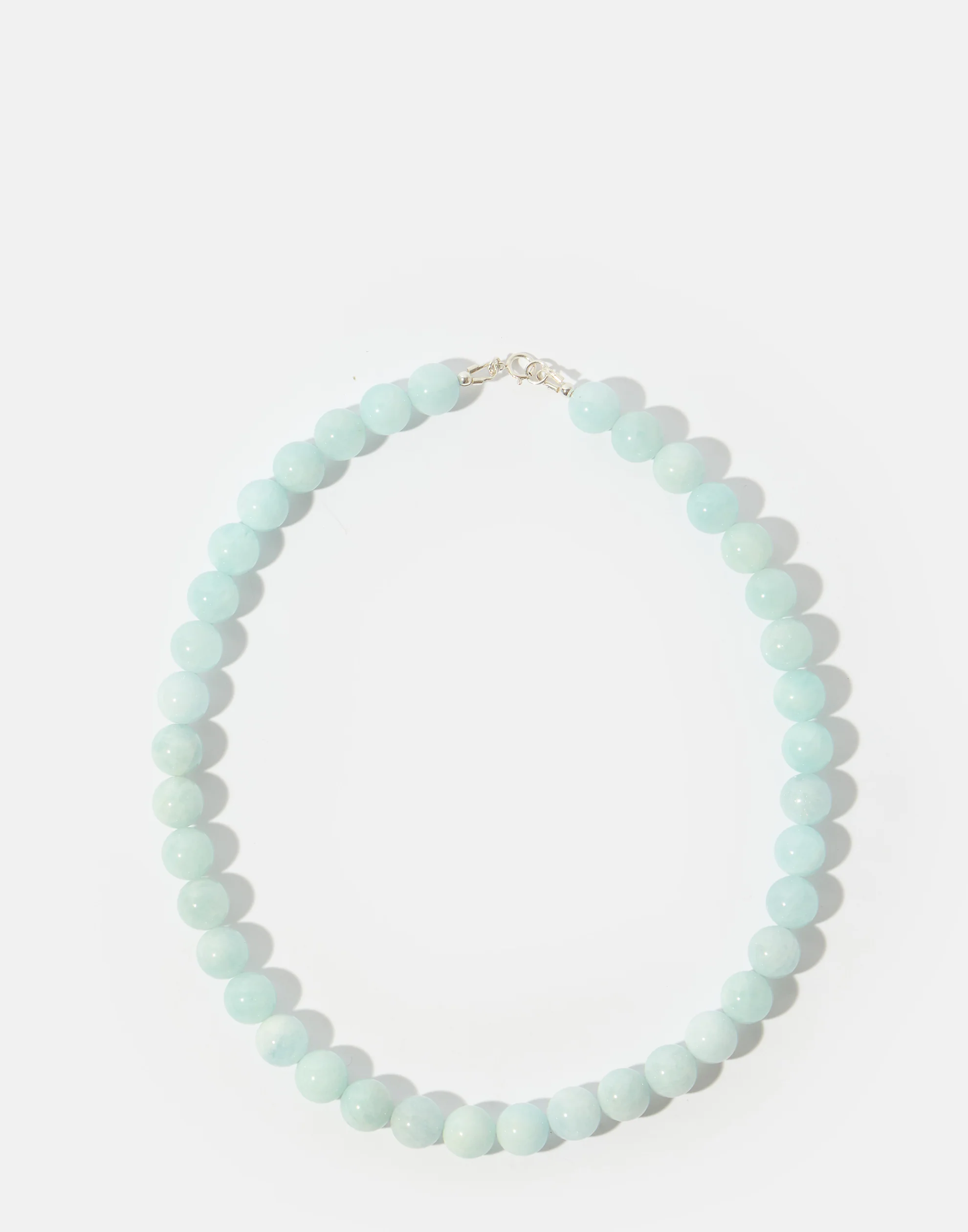 Aquamarine & Silver Aurora Necklace