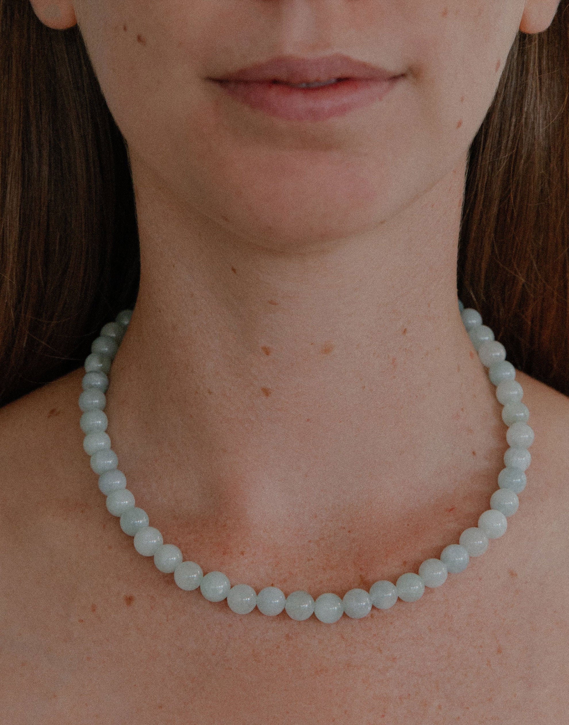 Aquamarine & Silver Aurora Necklace - Image 2