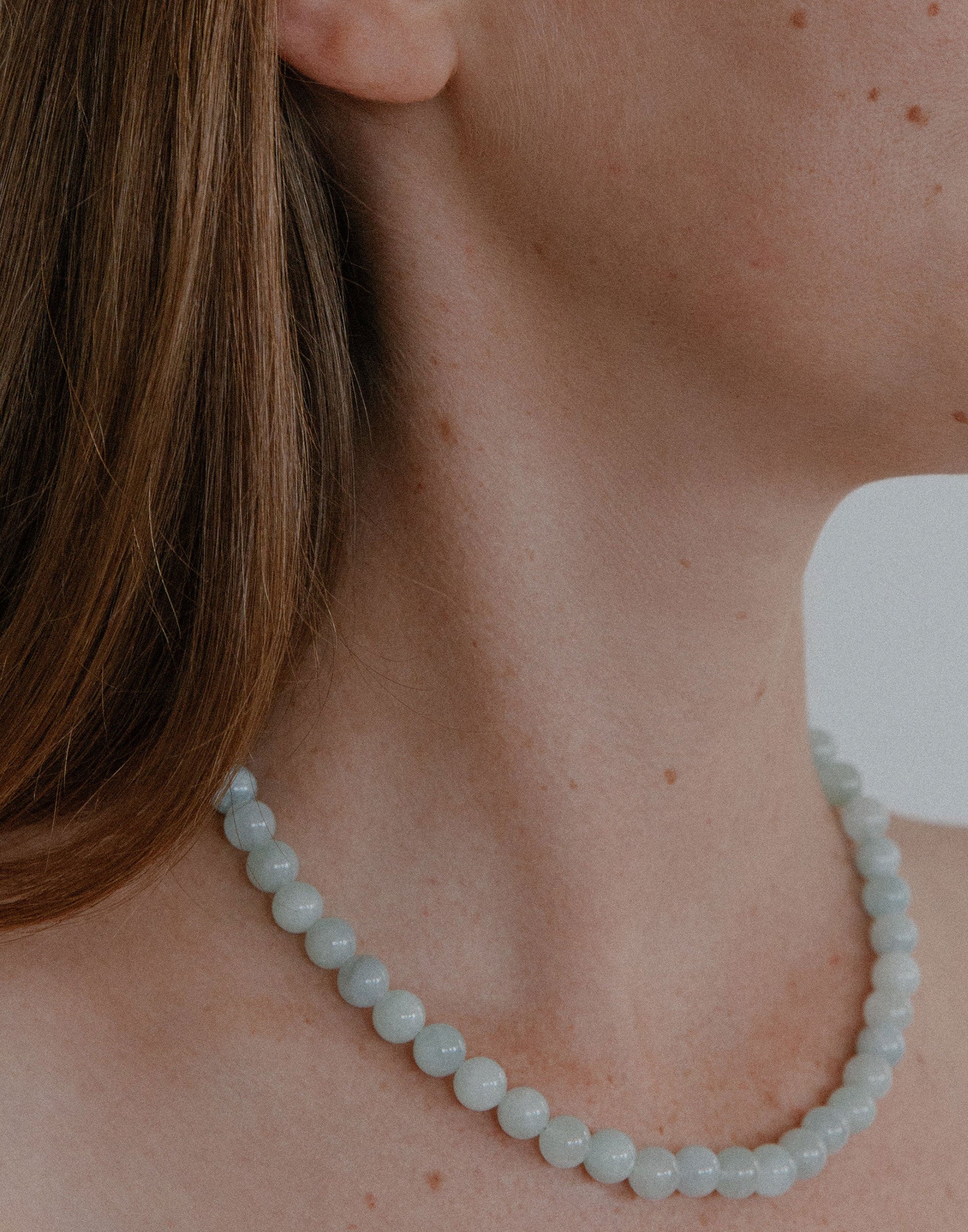 Aquamarine & Silver Aurora Necklace - Image 3