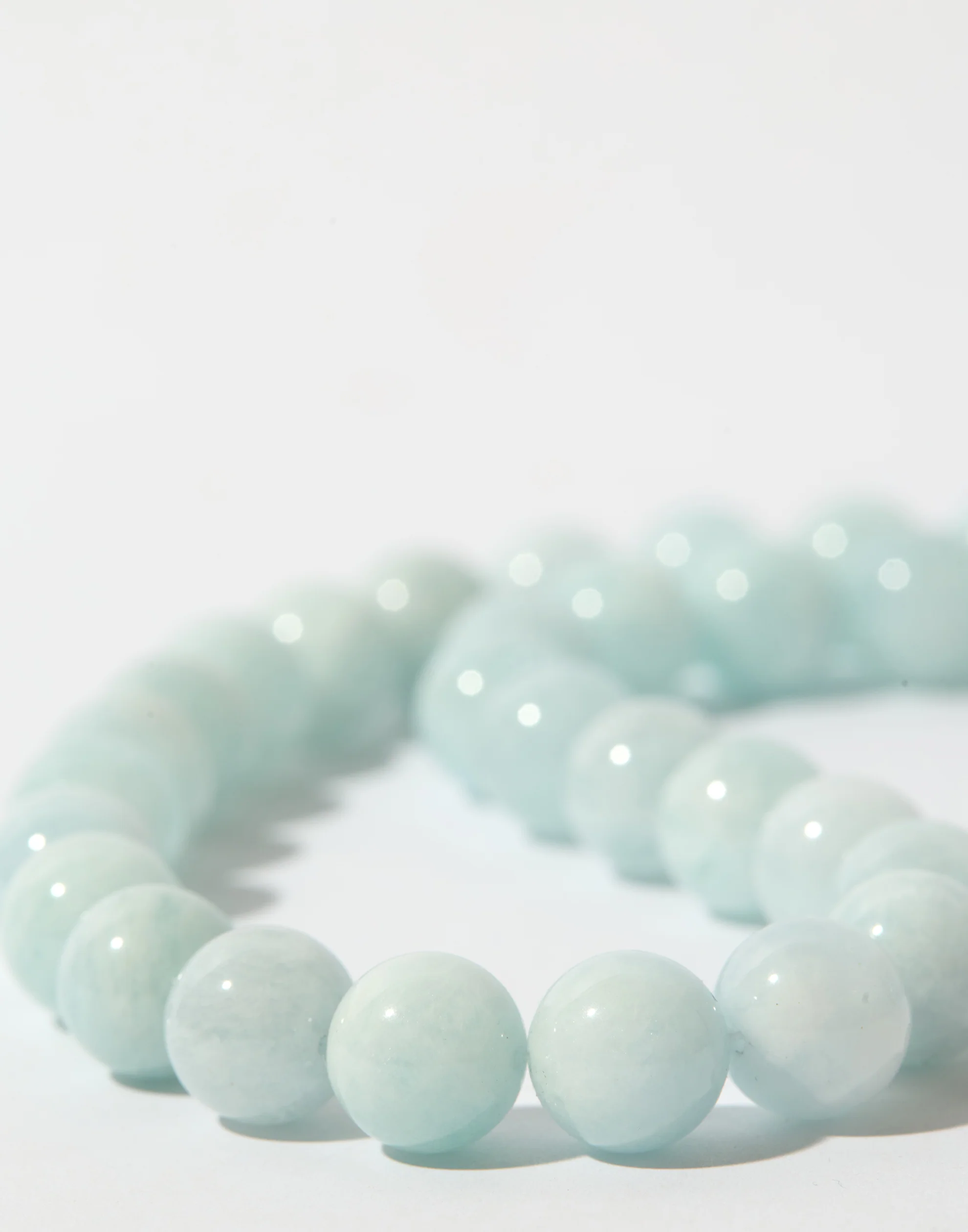Aquamarine & Silver Aurora Necklace - Image 4
