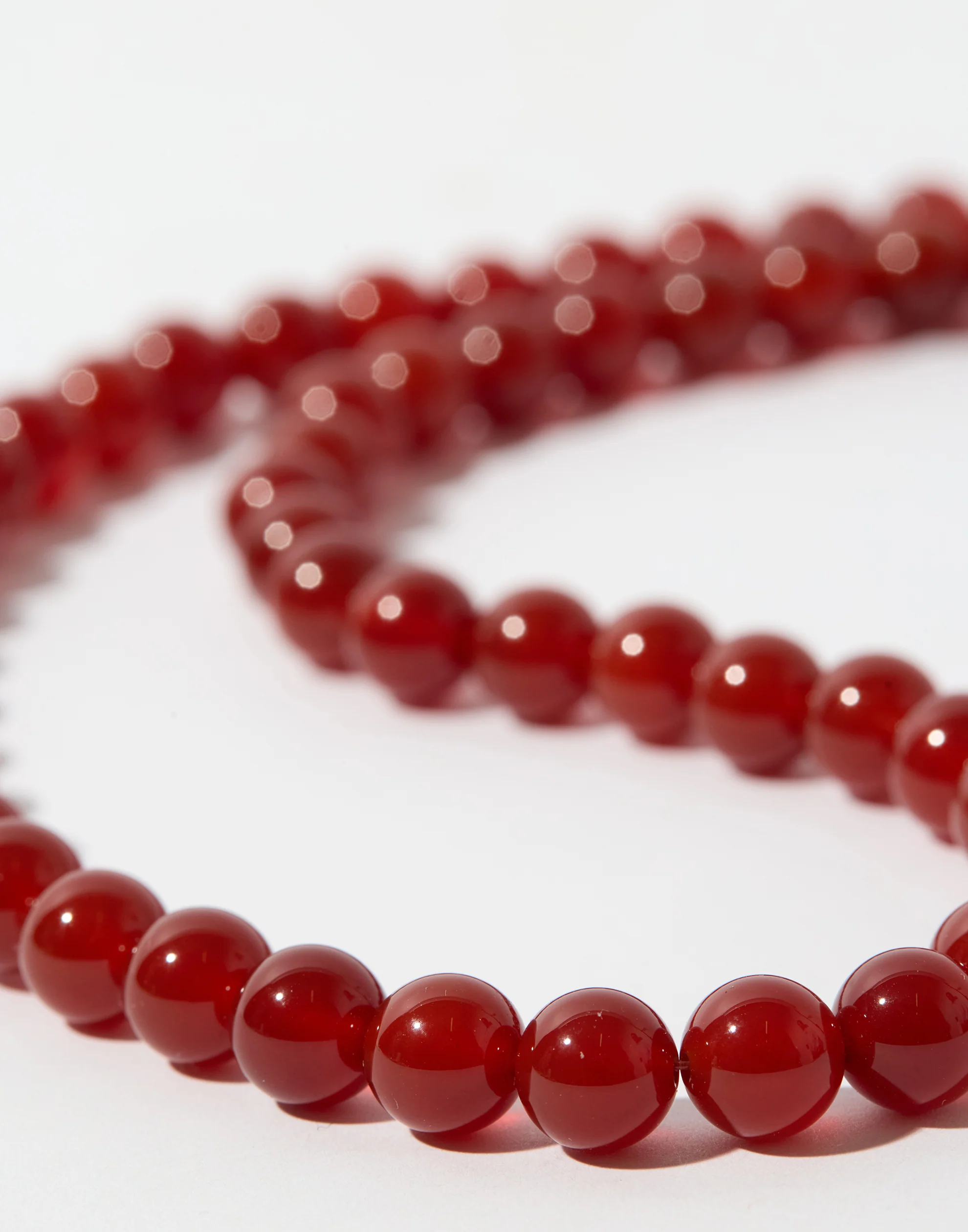 Carnelian & Silver Audrey Necklace - Image 4