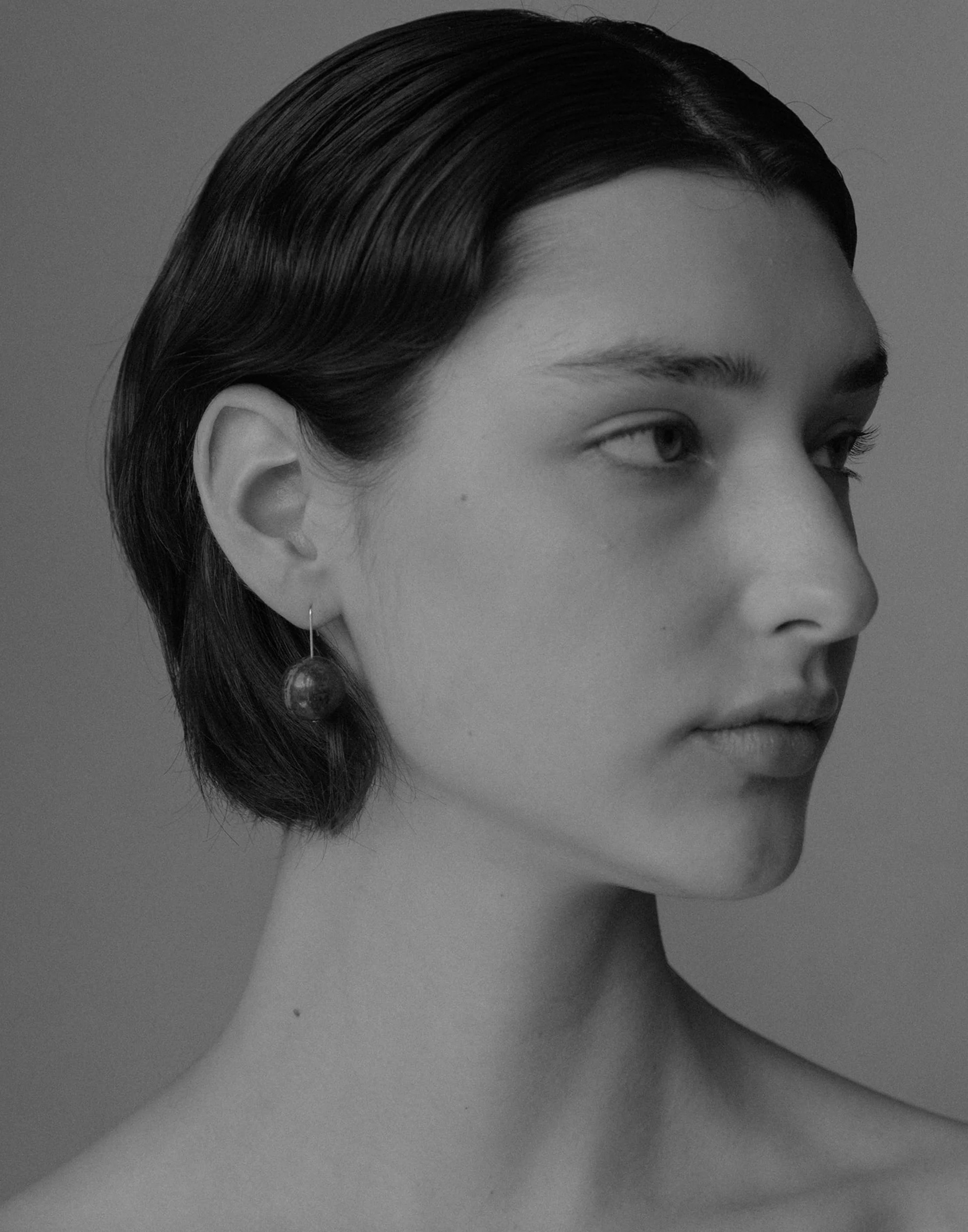 Lapis Lazuli & Silver Karla Earrings - Image 3