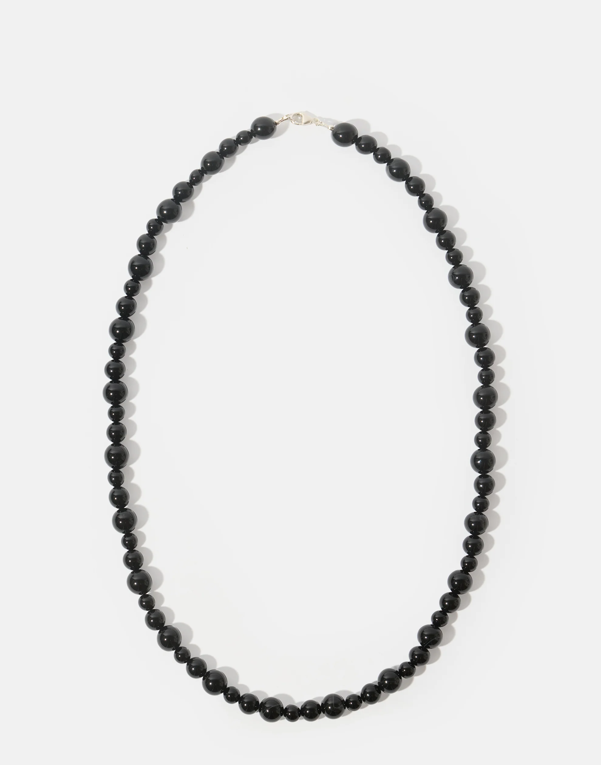 Onyx & Silver Felicity Necklace