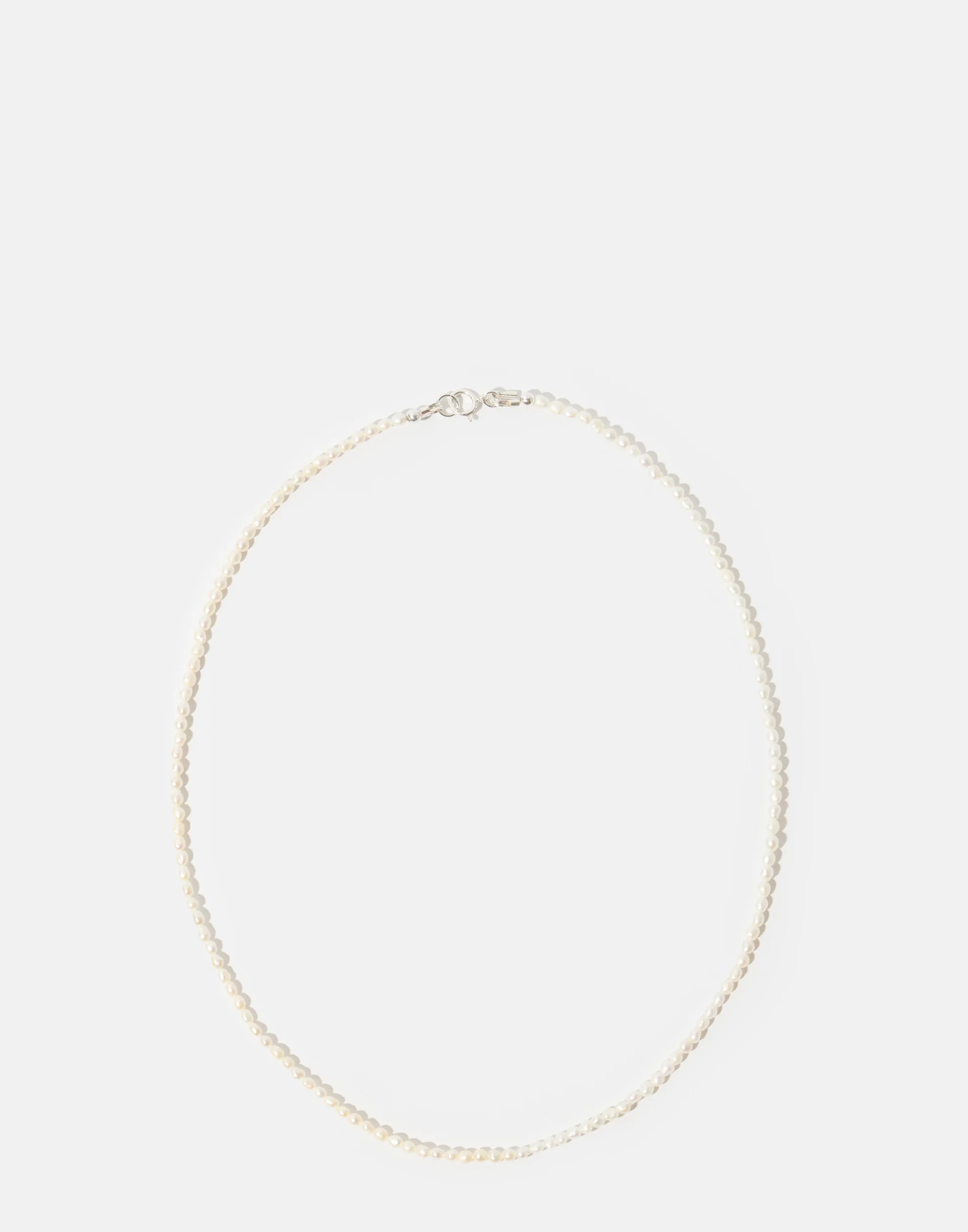 Pearl & Silver Lillie Necklace