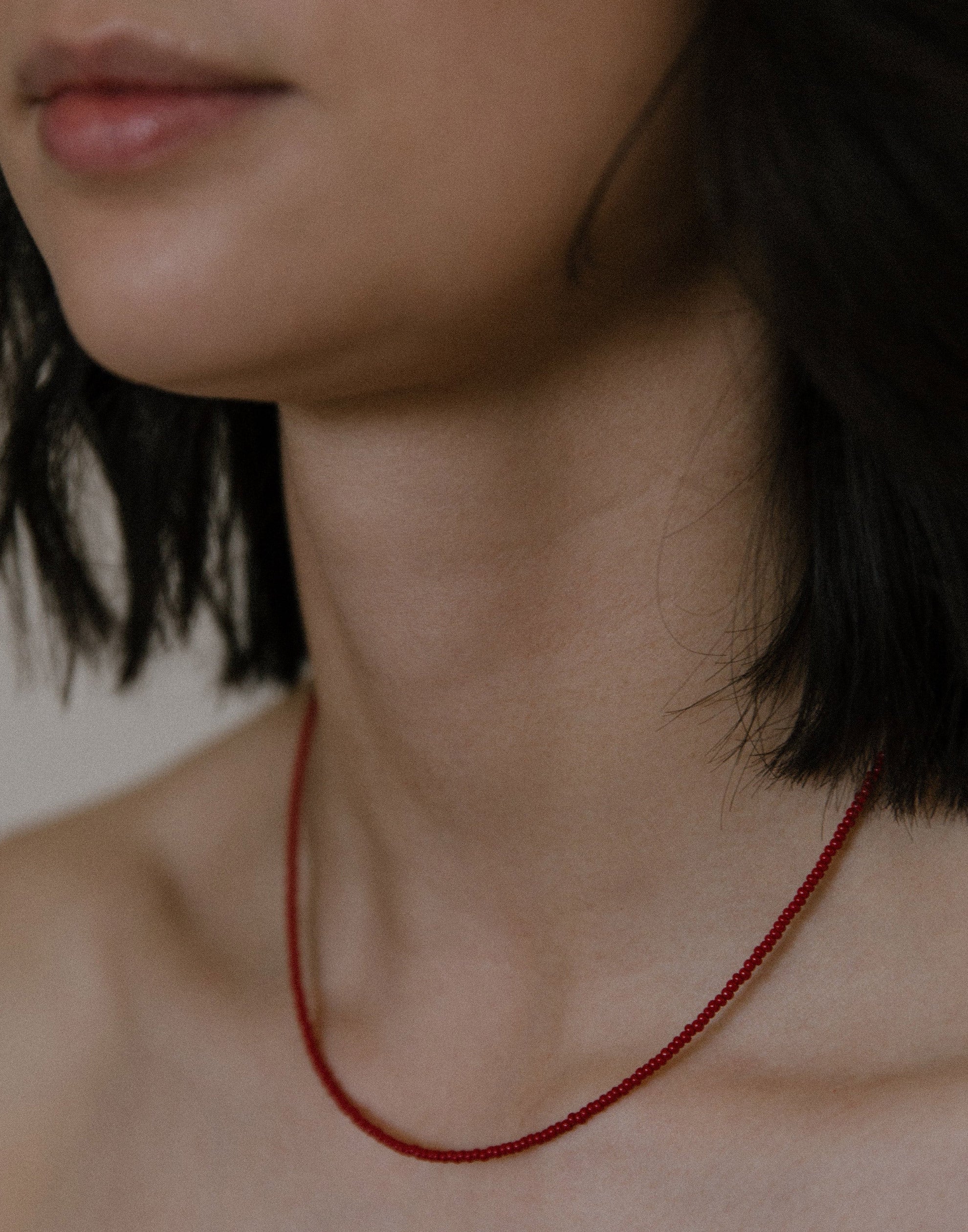 Red & Silver Noah Necklace - Image 3