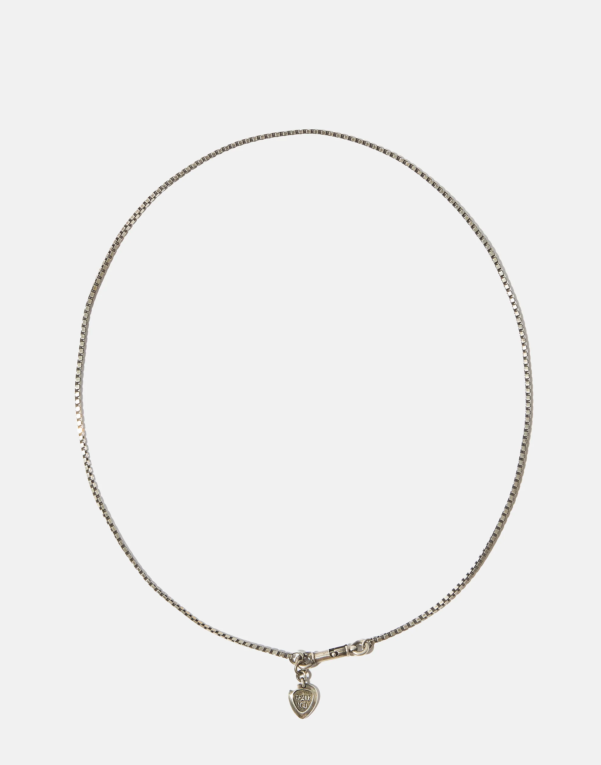 Silver Thank You Symbol Necklace - Image 4
