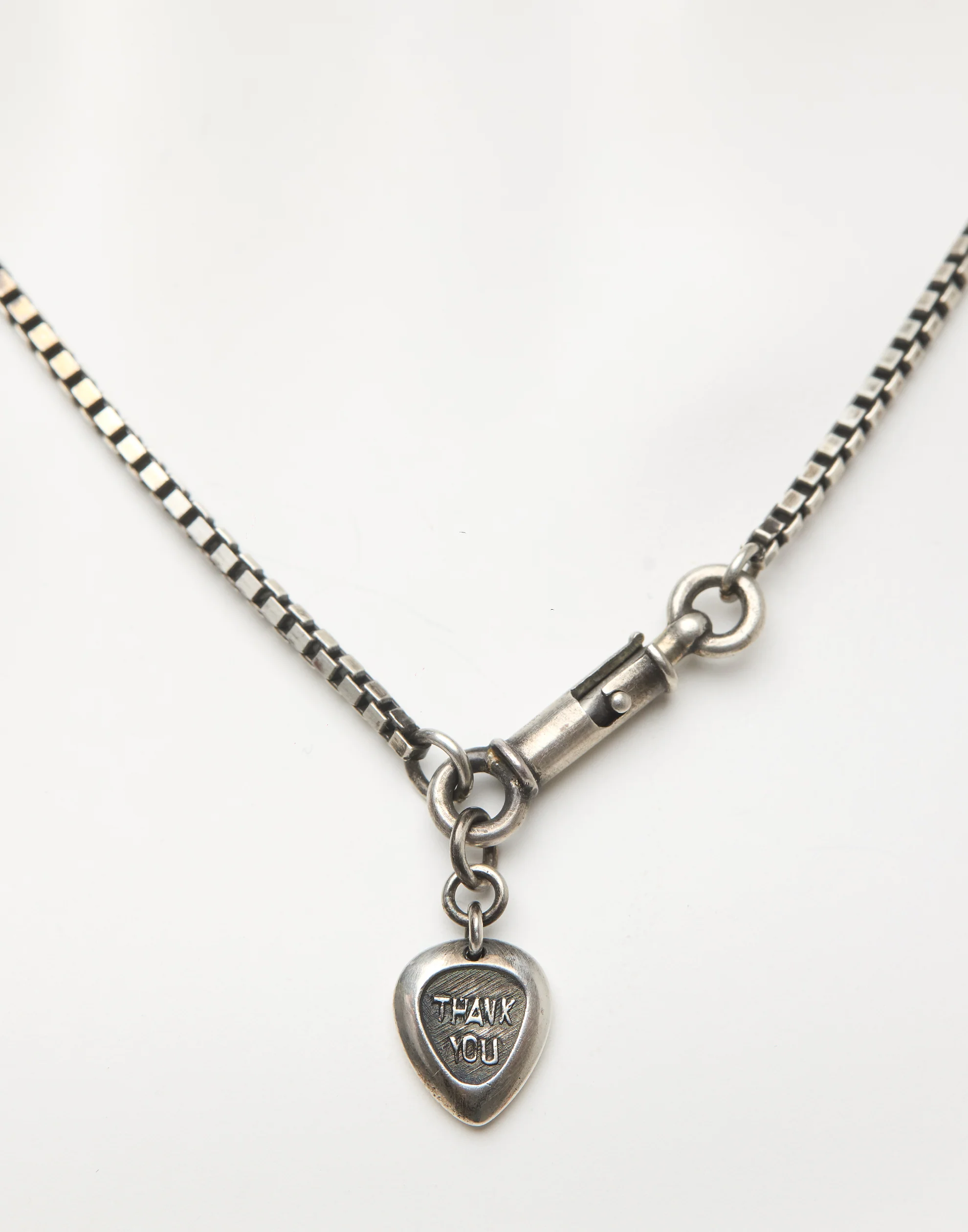 Silver Thank You Symbol Necklace - Image 5