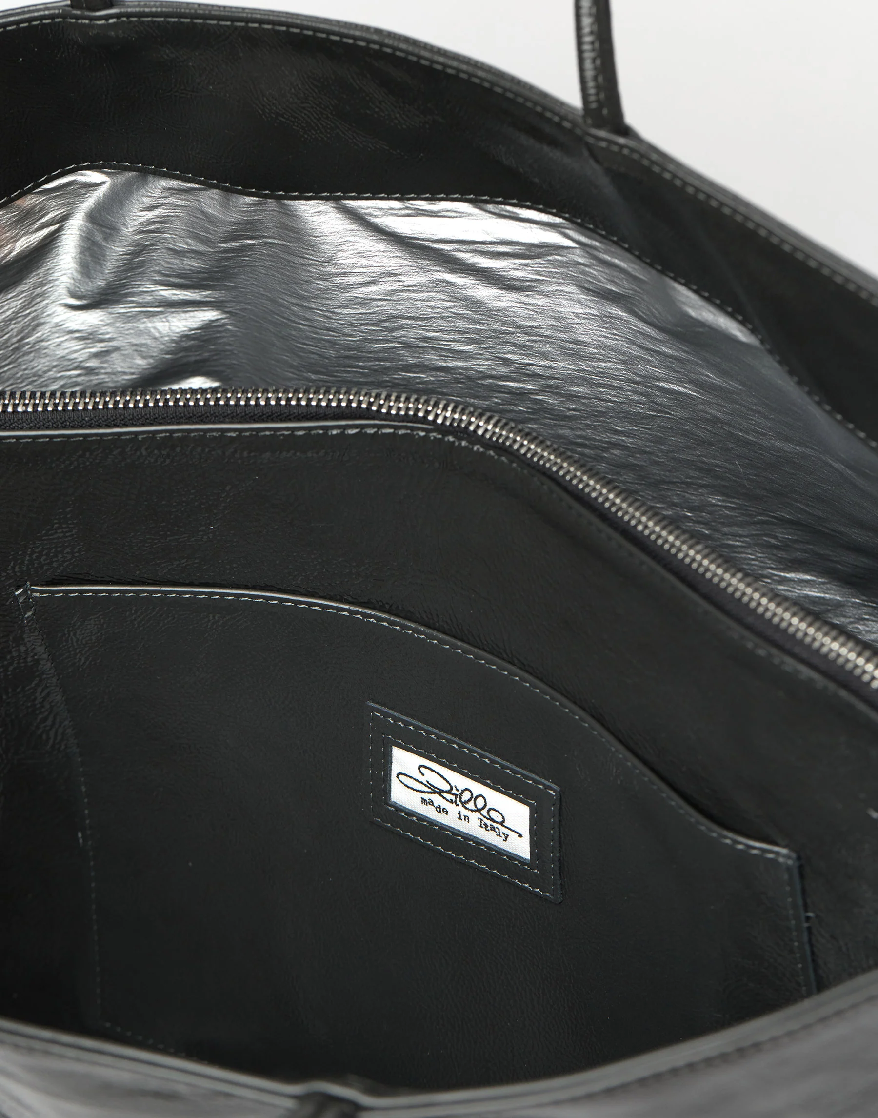 Asfalto Naplak Leather Big City Shopper Bag - Image 8