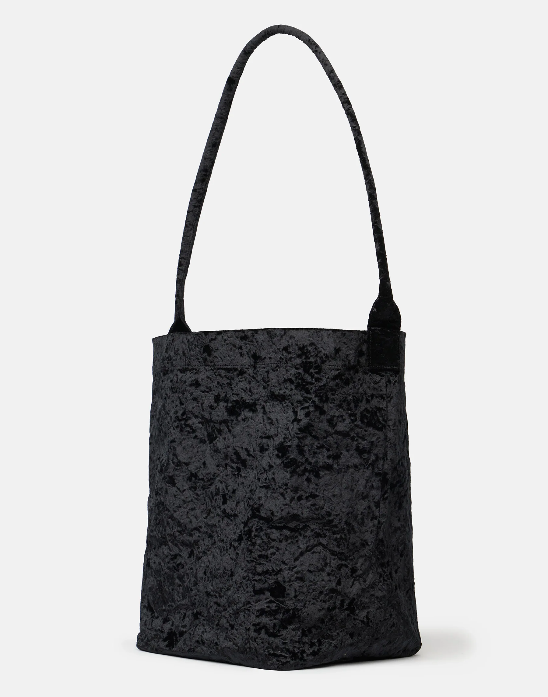 Black Velvet Big Tube Bag - Image 4