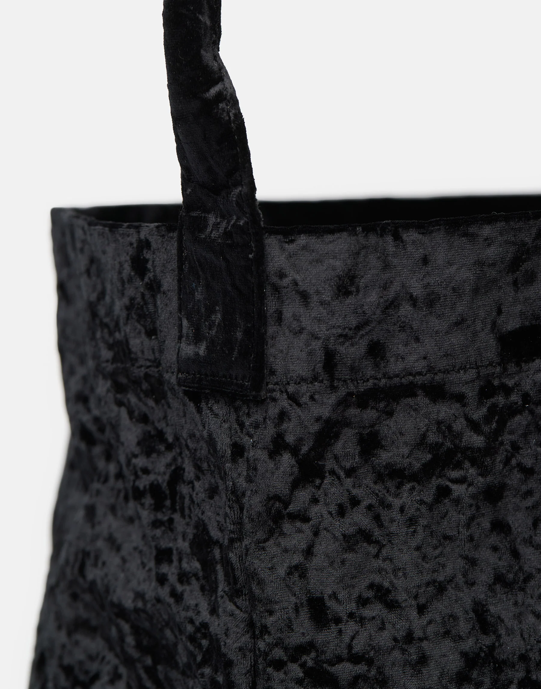 Black Velvet Big Tube Bag - Image 6