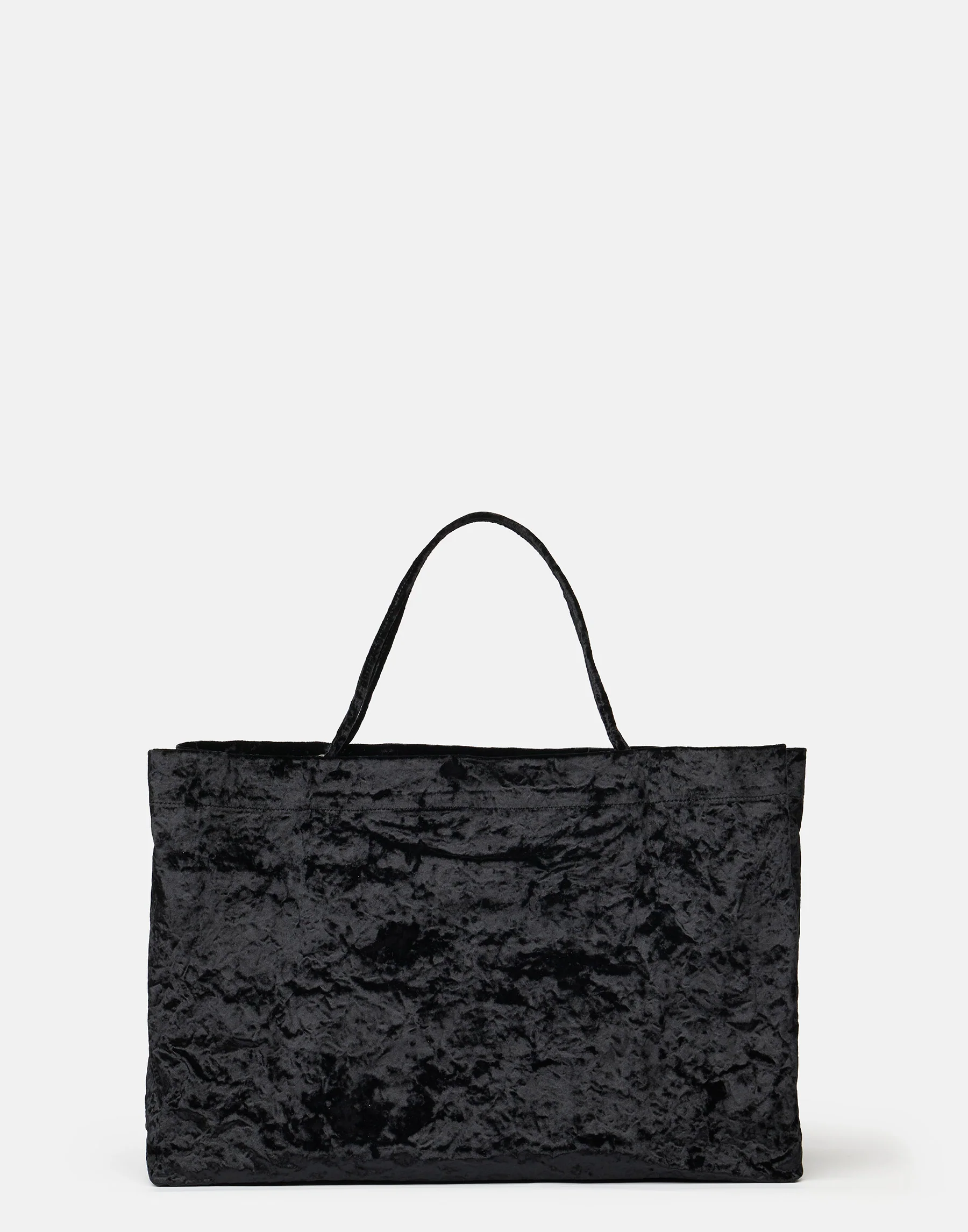 Black Velvet Maxi Tote Bag