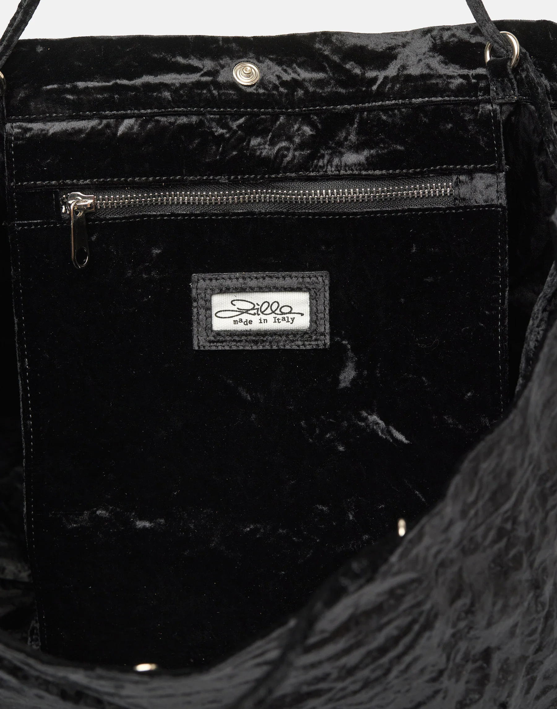 Black Velvet Maxi Tote Bag - Image 6